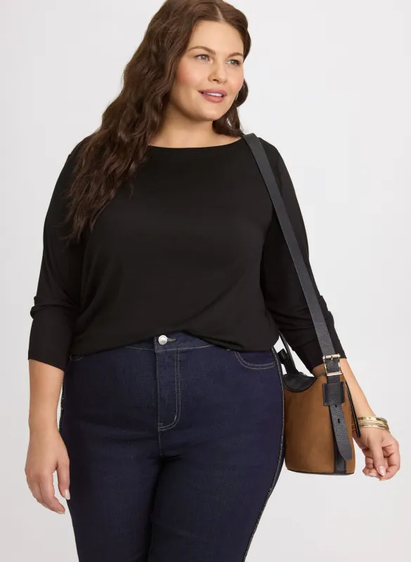 Boat Neck Top sold by Laura