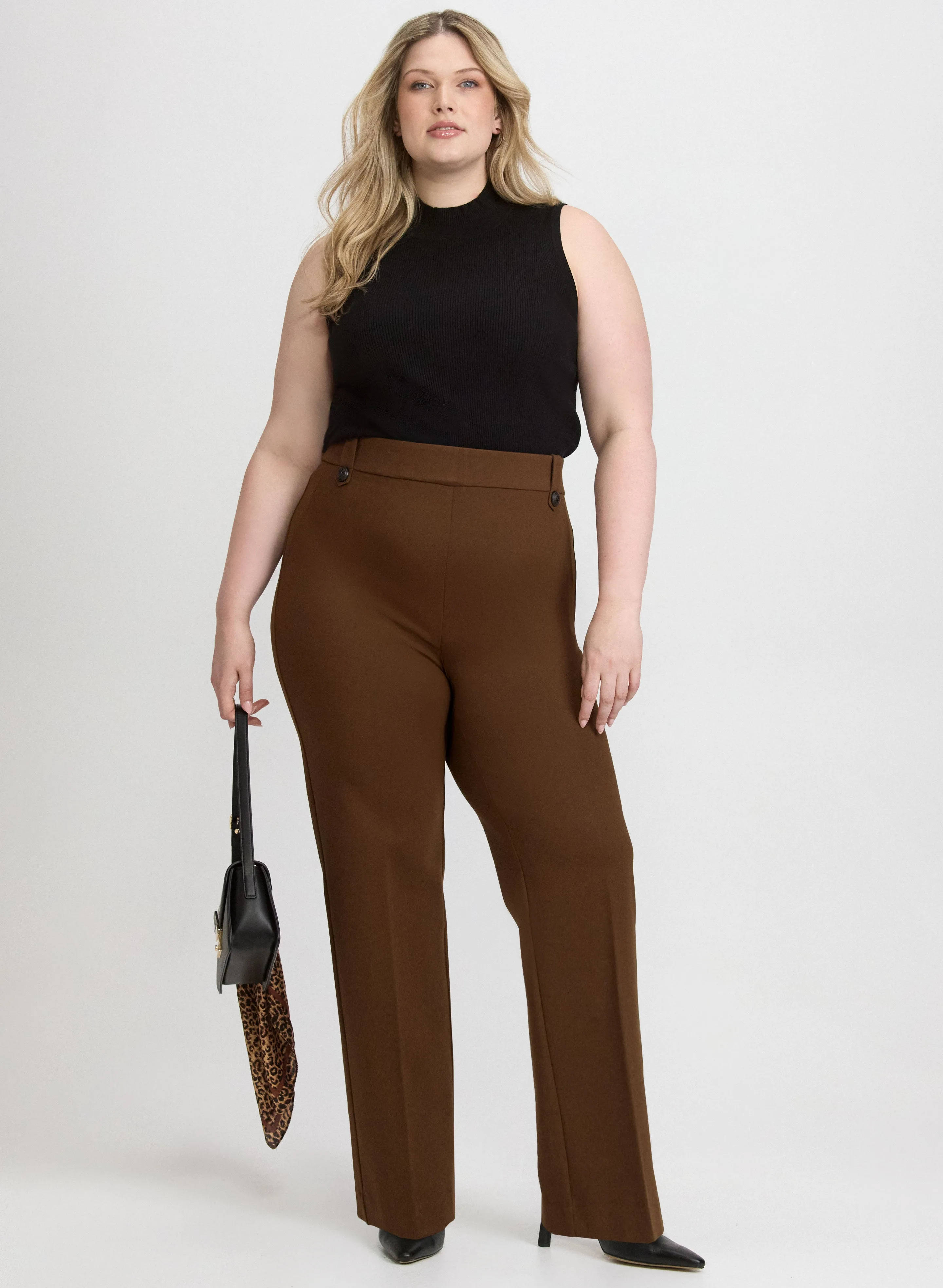 Ava Straight-Leg Pants sold by Laura product image thumbnail 3