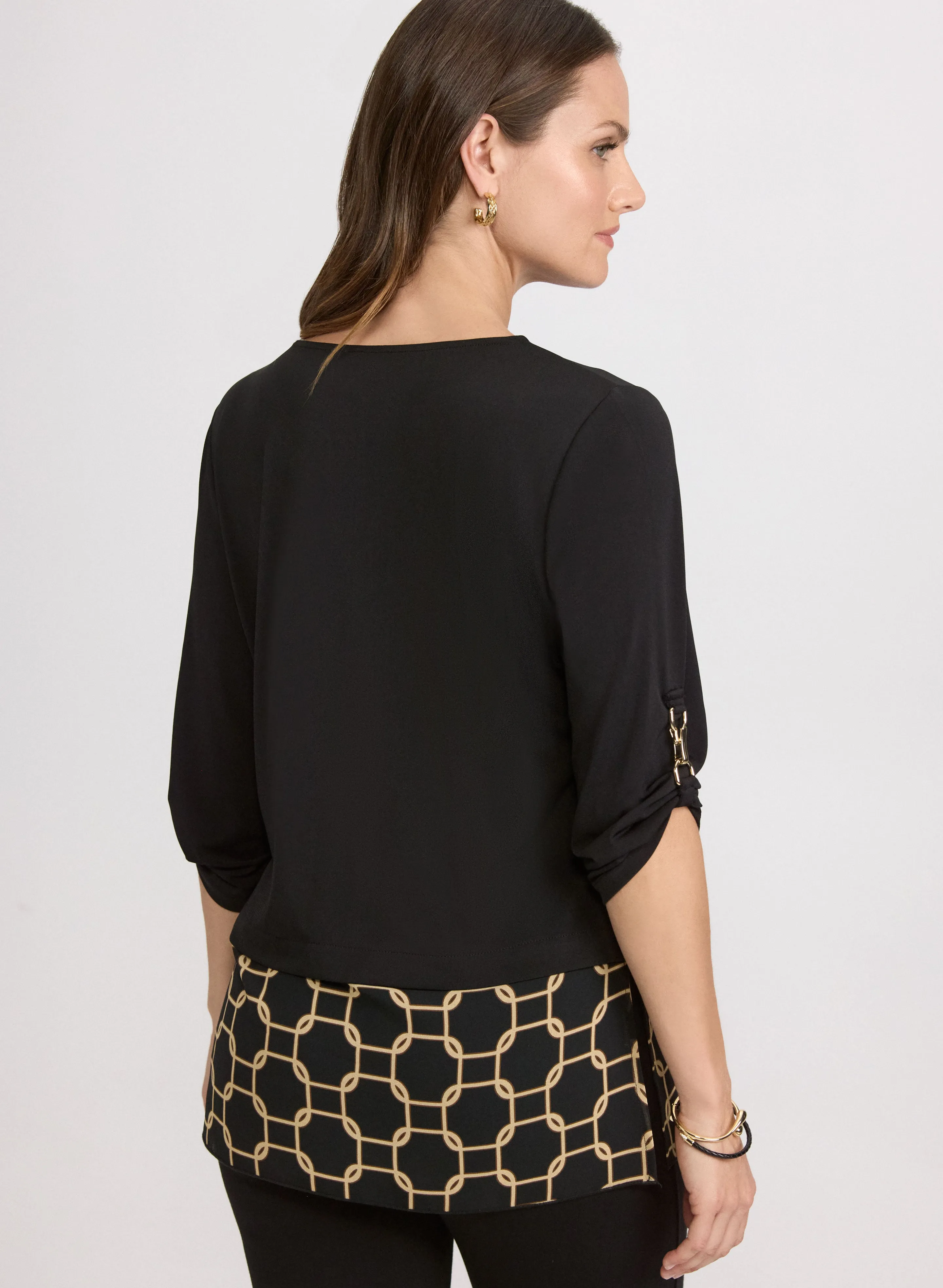 Chain Print Top sold by Laura product image thumbnail 3