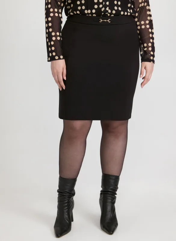 Joseph Ribkoff - Chain-Link Detail Skirt made by Laura