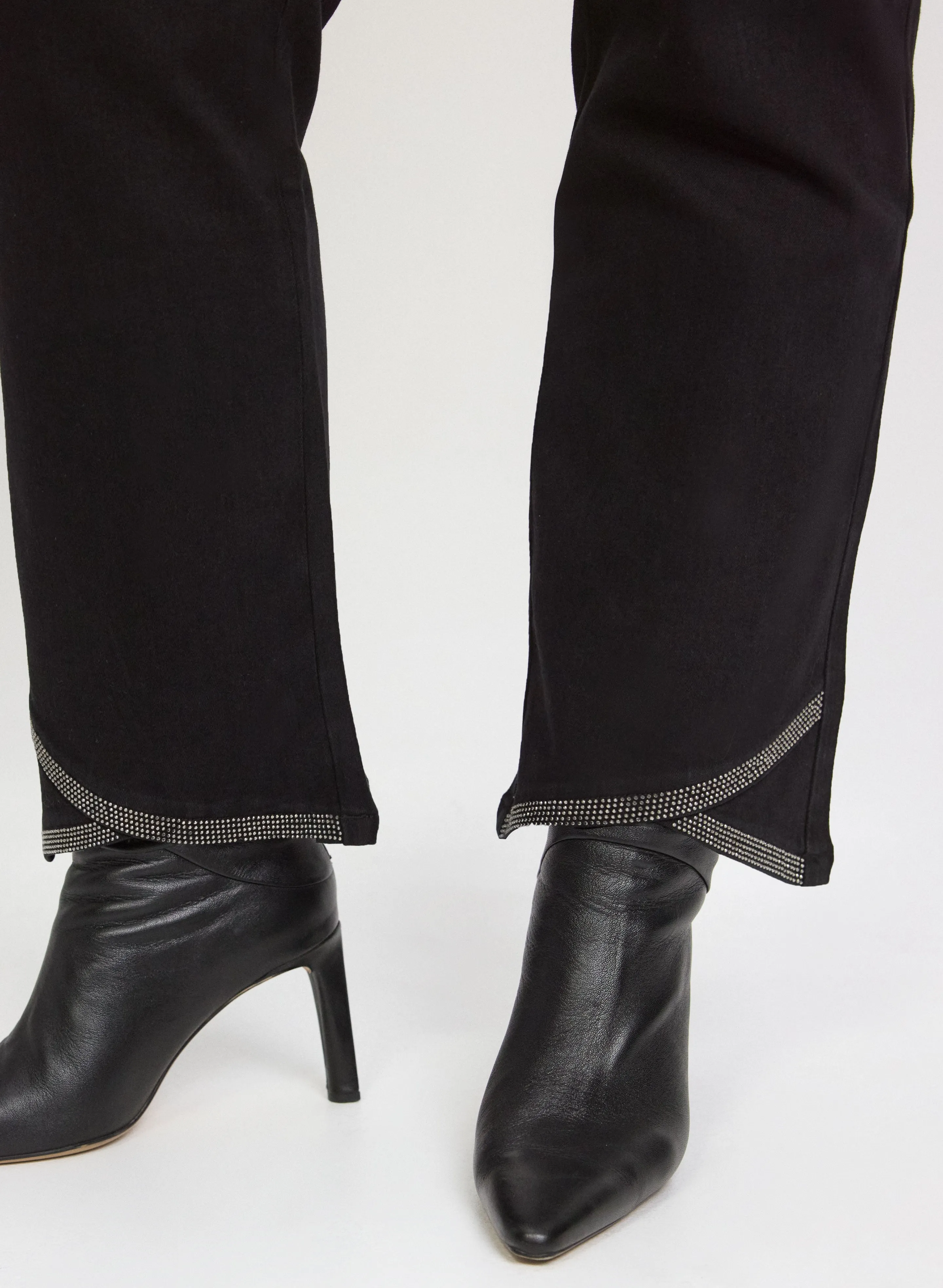 Joseph Ribkoff - Embellished Hem Flare-Leg Jeans sold by Laura product image thumbnail 5