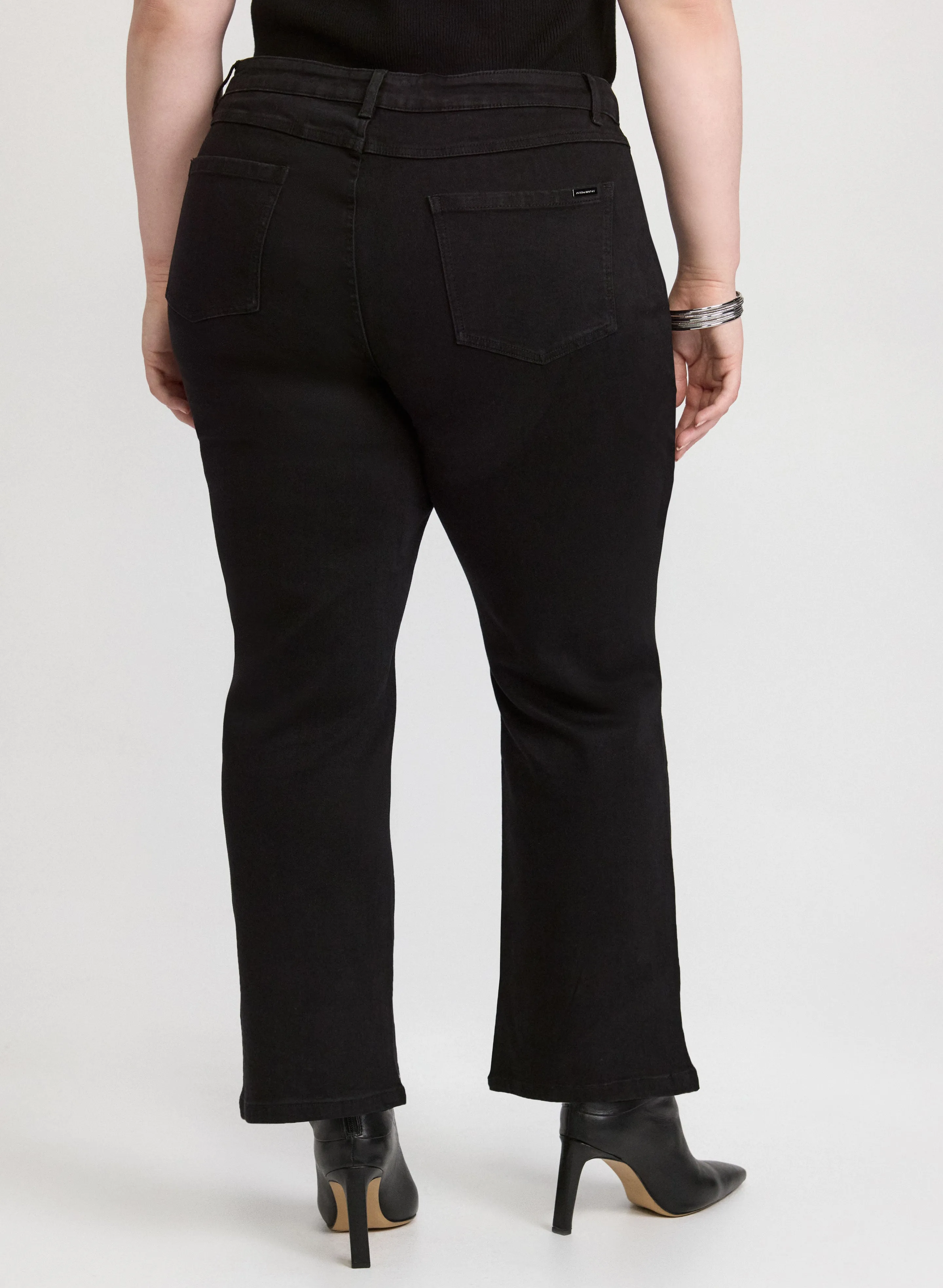 Joseph Ribkoff - Embellished Hem Flare-Leg Jeans sold by Laura product image thumbnail 3