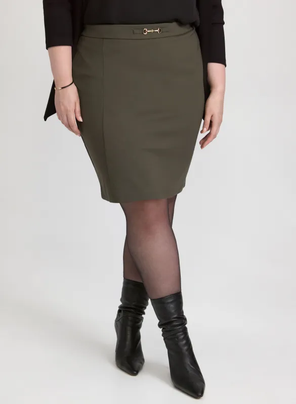 Joseph Ribkoff - Chain-Link Detail Skirt made by Laura