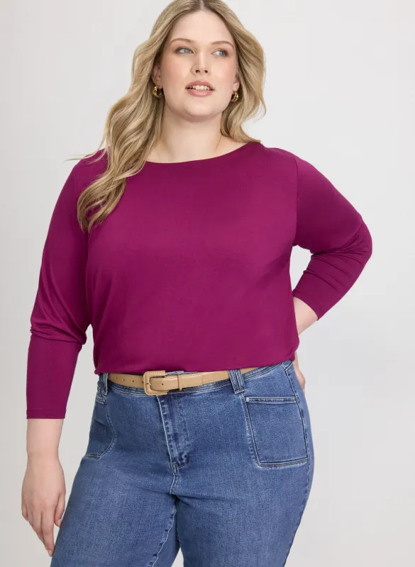 Boat Neck Top sold by Laura