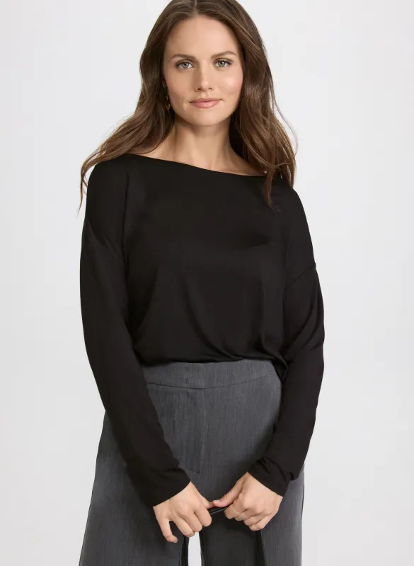 Boat Neck Top sold by Laura
