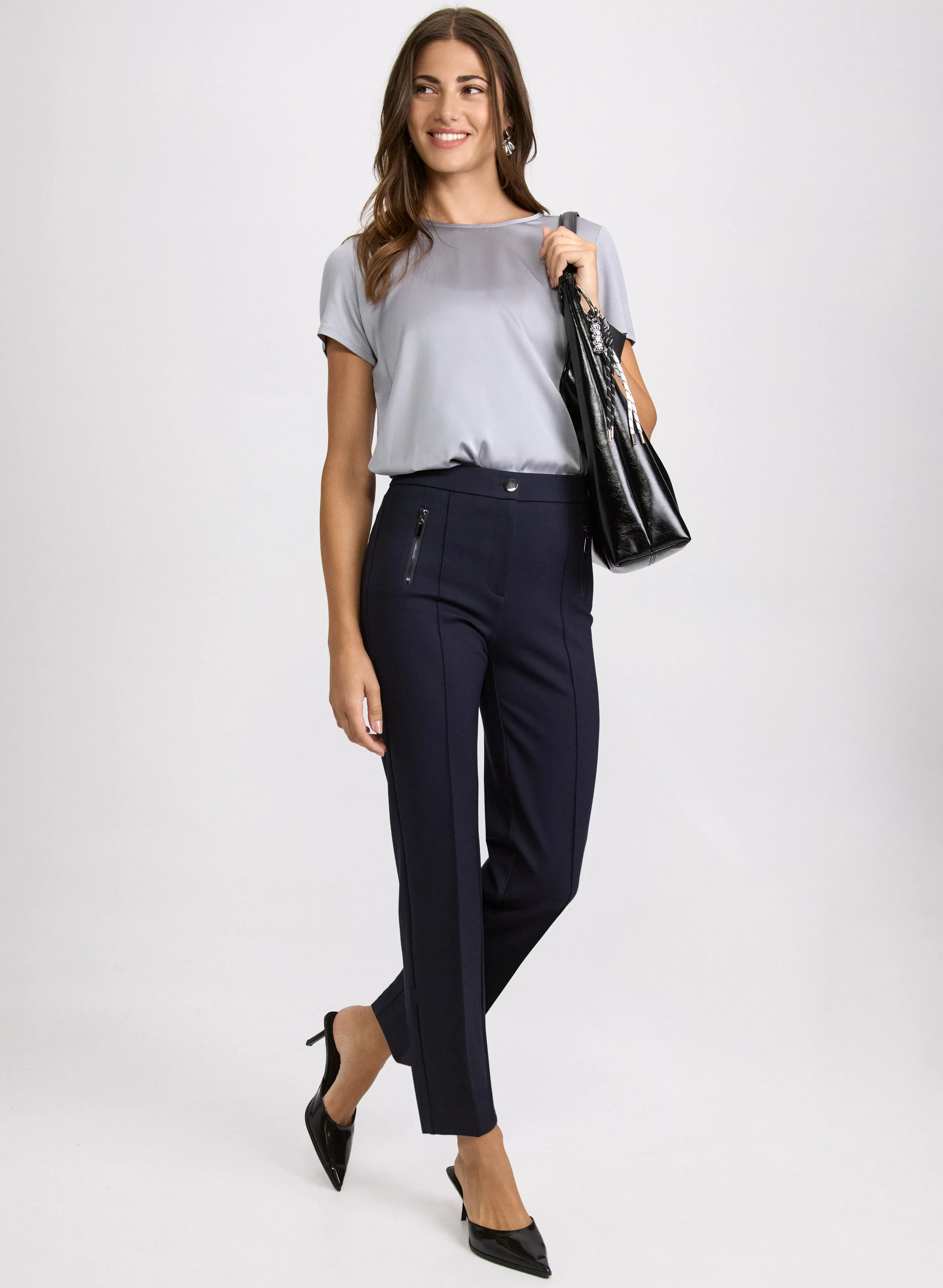 Mia Straight-Leg Pants sold by Laura product image thumbnail 4