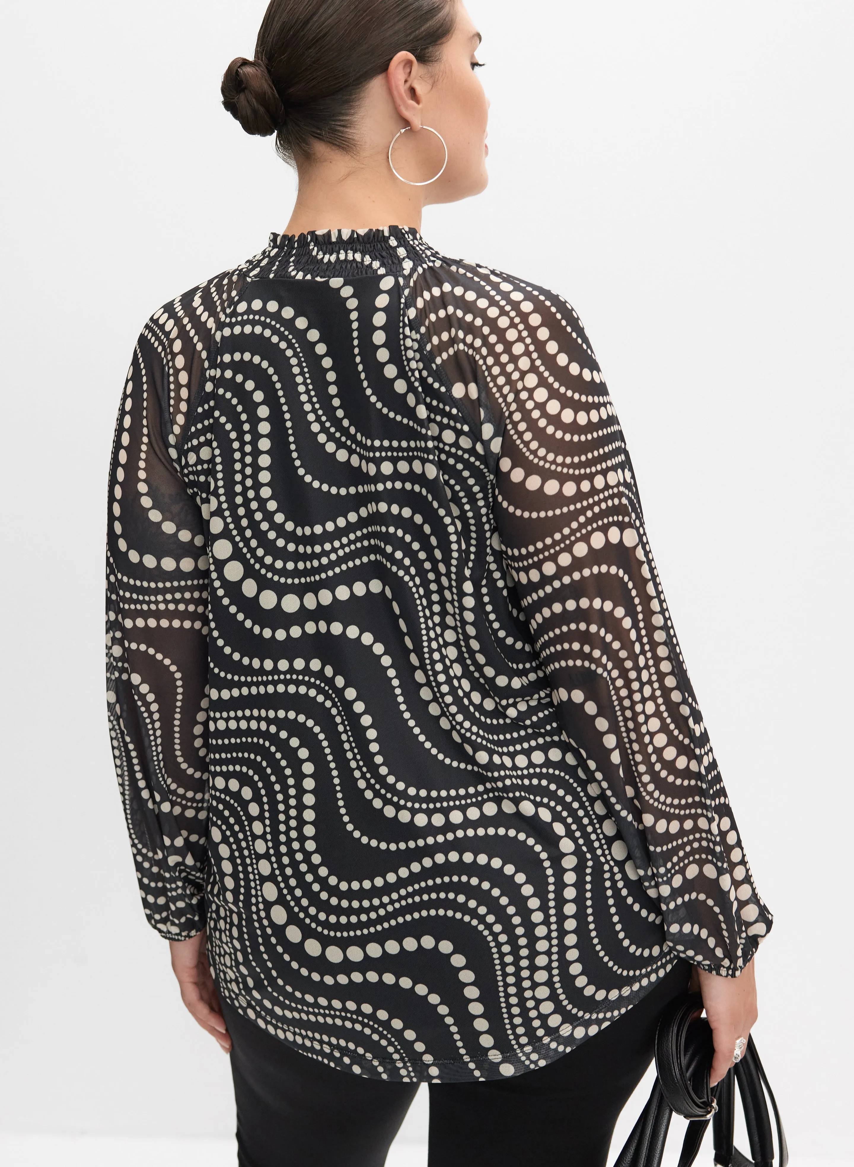 Melanie Lyne - Mixed Polka Dot Top sold by Laura product image thumbnail 3