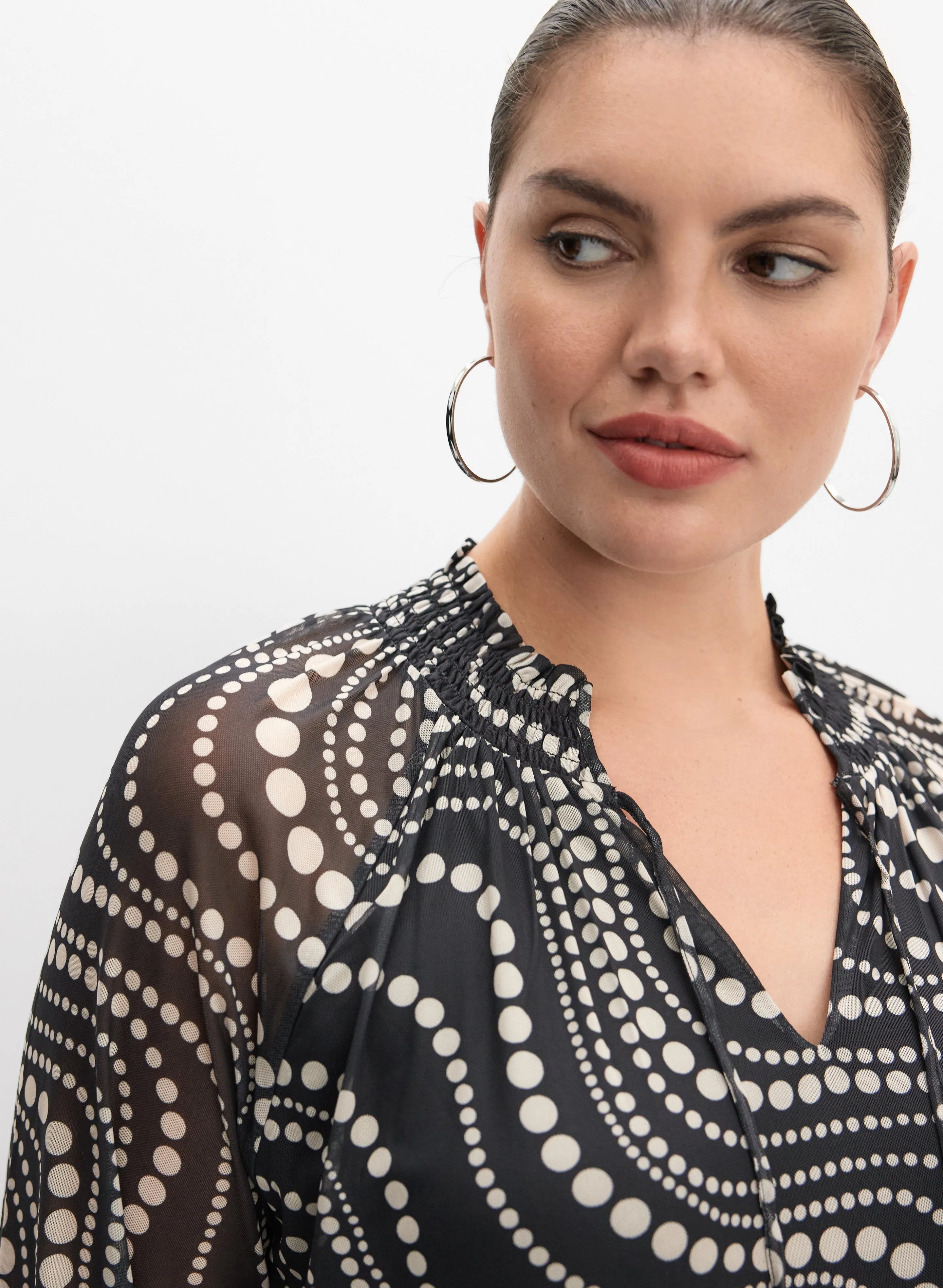 Melanie Lyne - Mixed Polka Dot Top sold by Laura product image thumbnail 5