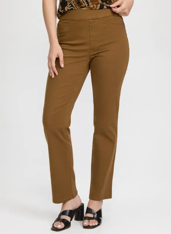 Pull-On Denim Pants sold by Laura