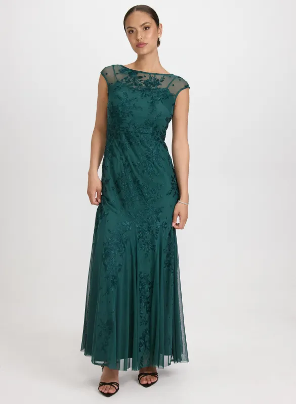 Floral Embroidered Dress sold by Laura