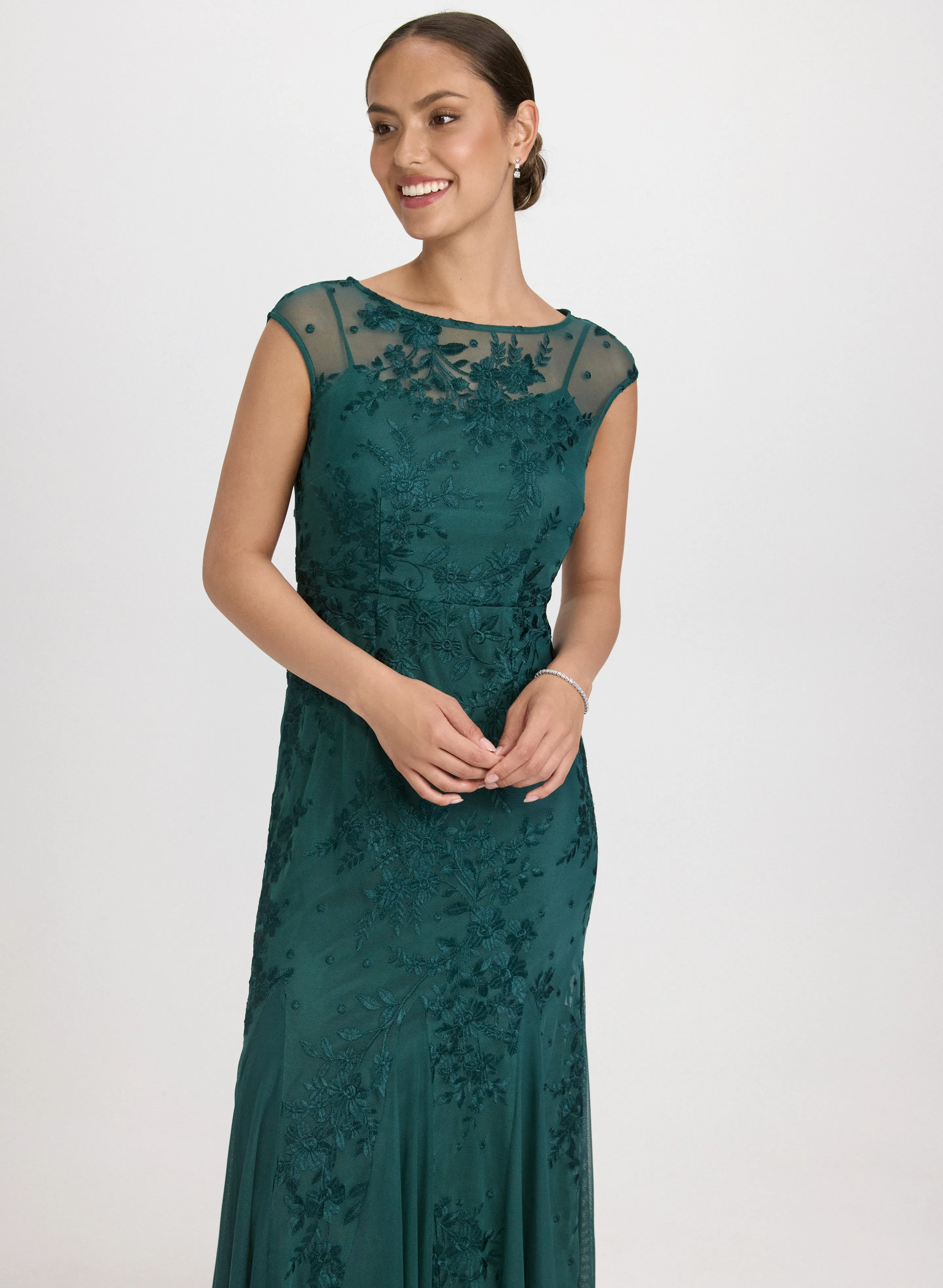 Floral Embroidered Dress sold by Laura product image thumbnail 4