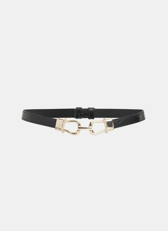 Double Harness Buckle Belt - Plus sold by Laura