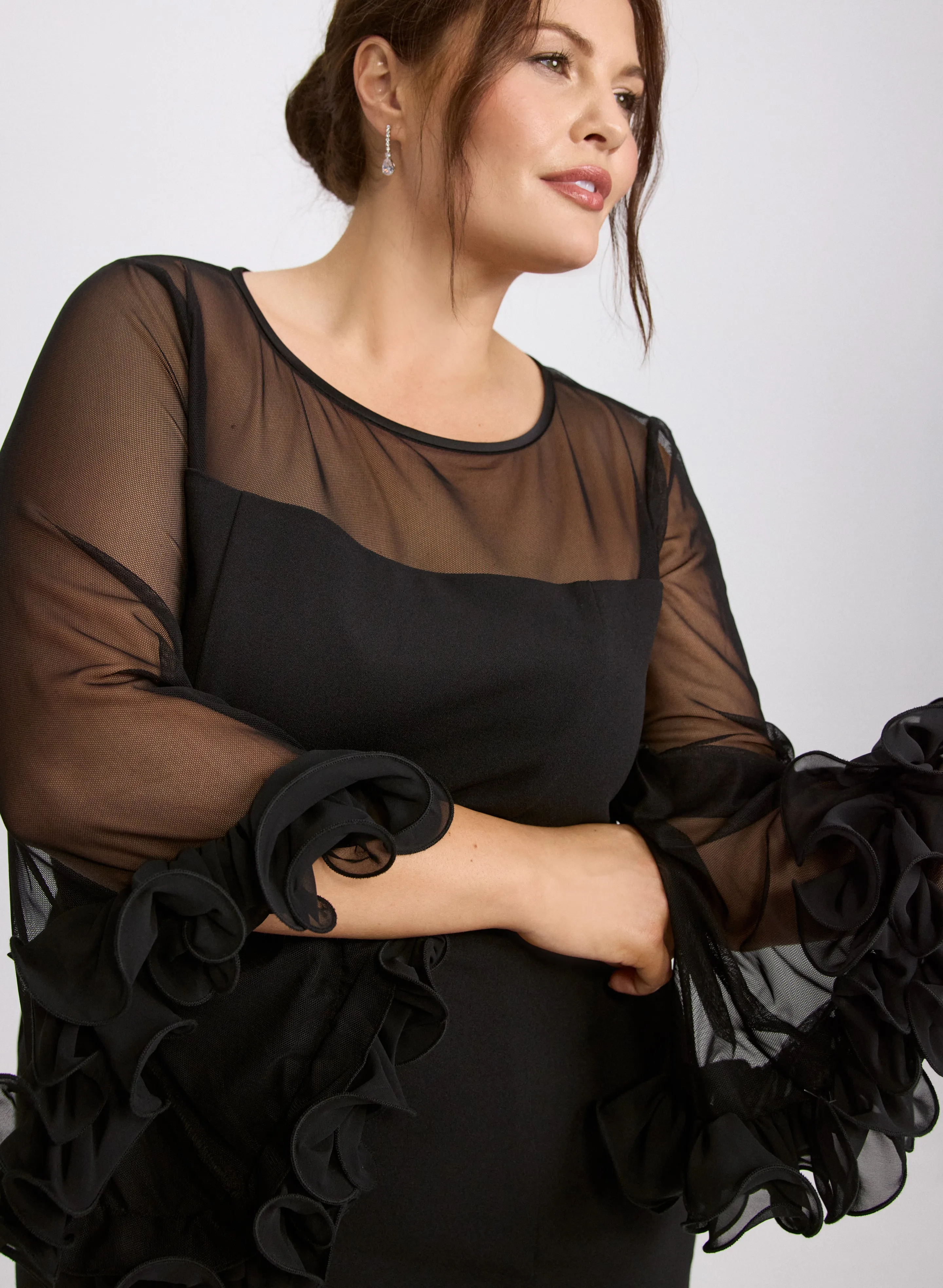 Frill Sleeve Dress sold by Laura product image thumbnail 5