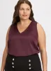 Sleeveless Satin Blouse sold by Laura