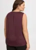 Sleeveless Satin Blouse sold by Laura
