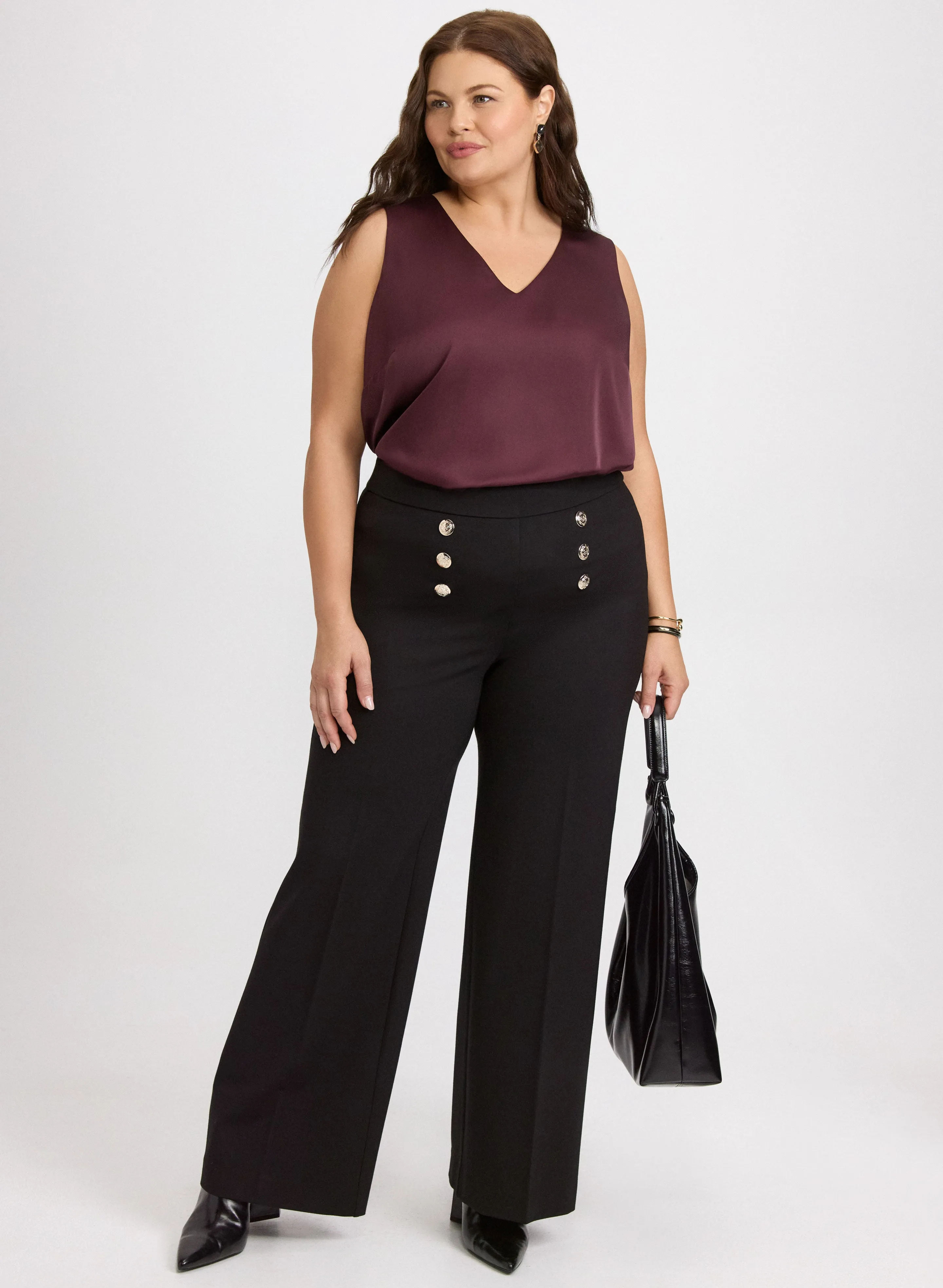 Melanie Lyne - Button Detail Pants sold by Laura product image thumbnail 4