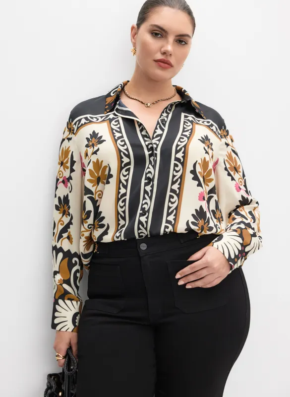 Melanie Lyne - Mixed Floral Print Blouse sold by Laura