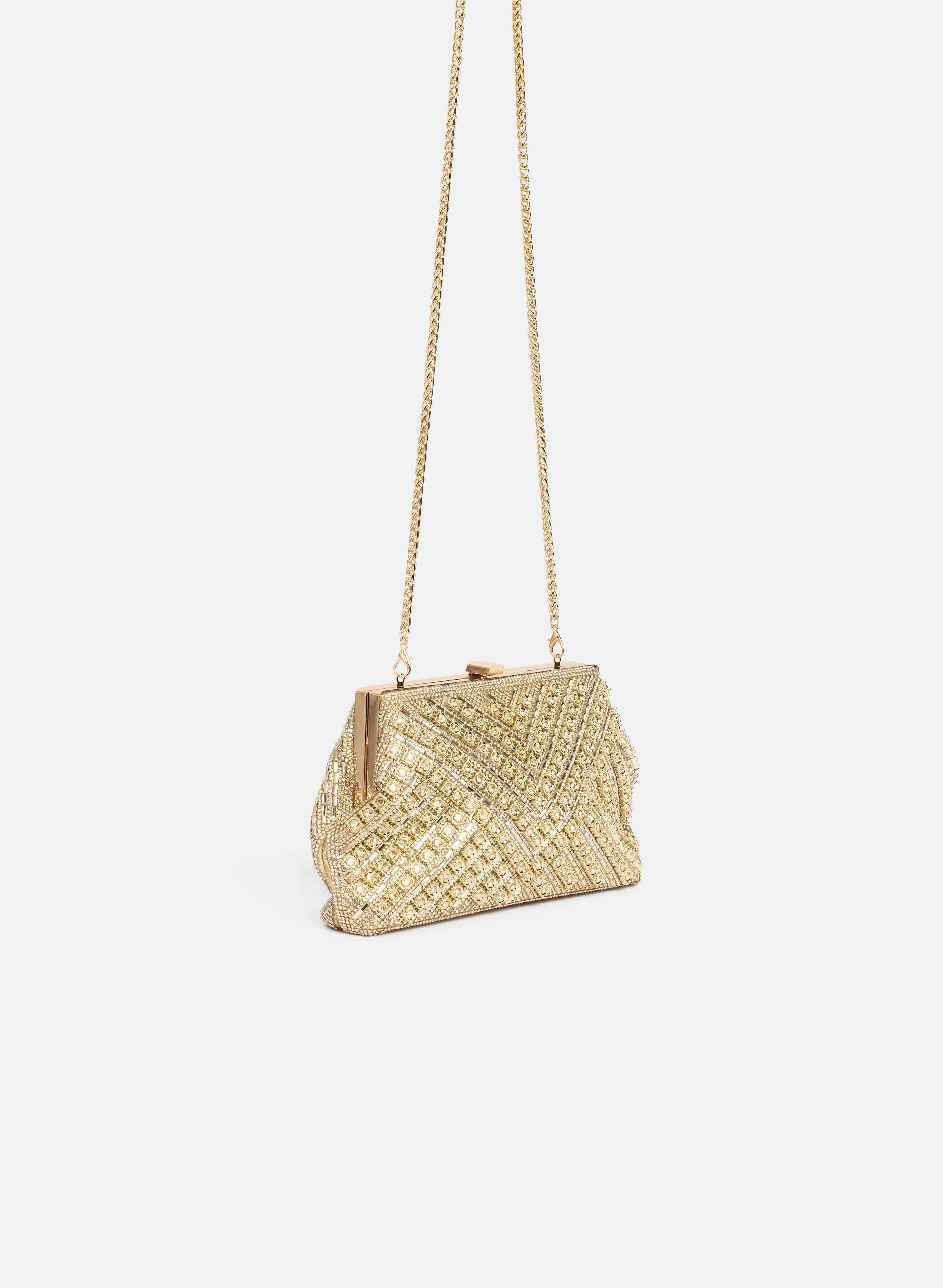 Crystal Baguette Clutch sold by Laura product image thumbnail 4