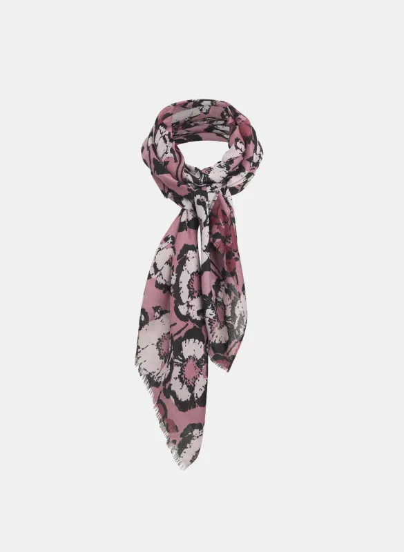 Floral Print Scarf sold by Laura