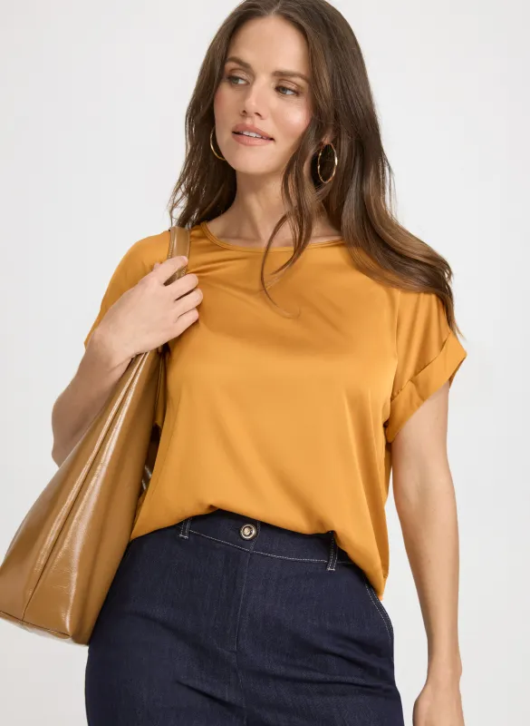 Satin Front Top sold by Laura