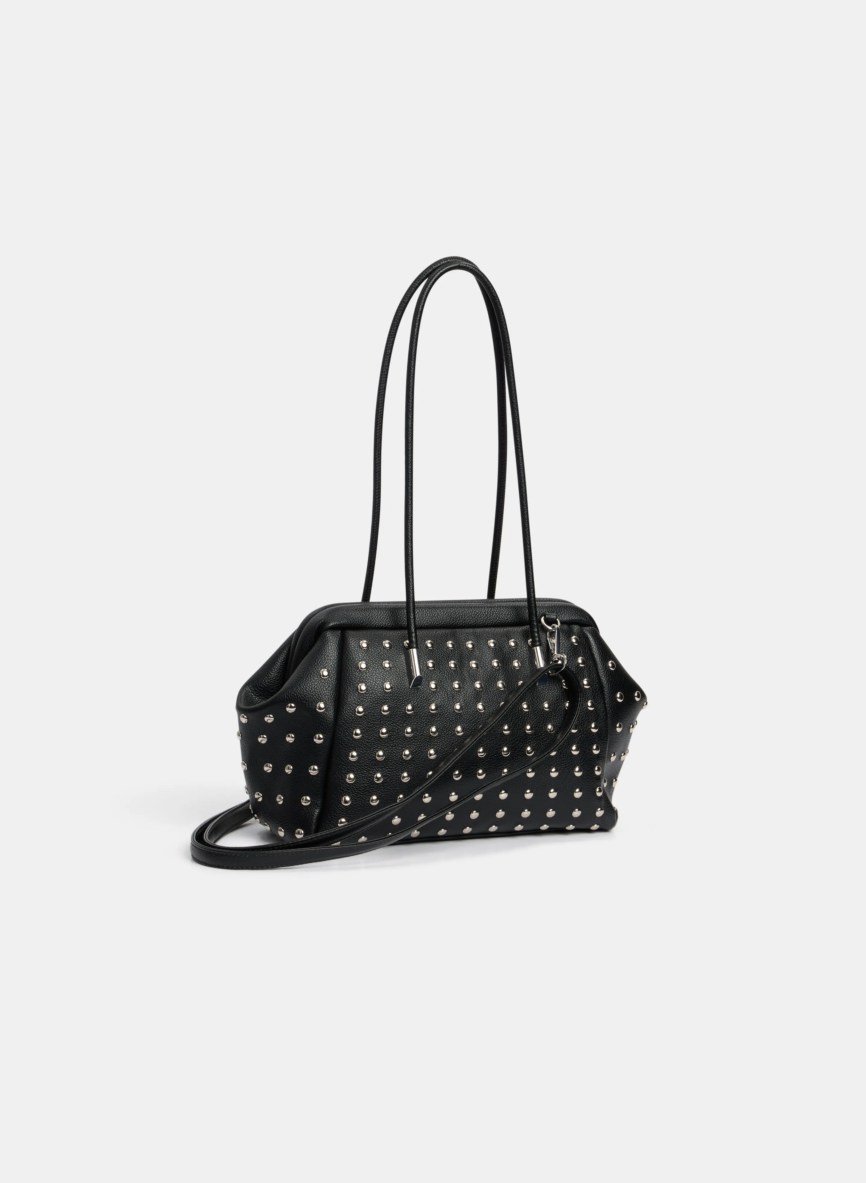 Studded Vegan Leather Handbag sold by Laura product image thumbnail 4