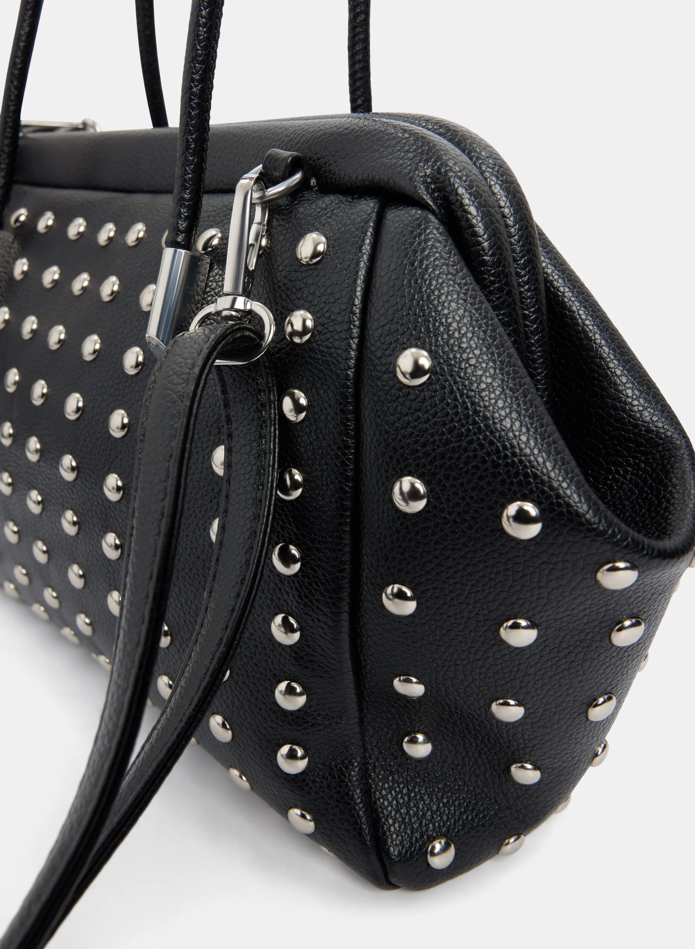 Studded Vegan Leather Handbag sold by Laura product image thumbnail 2