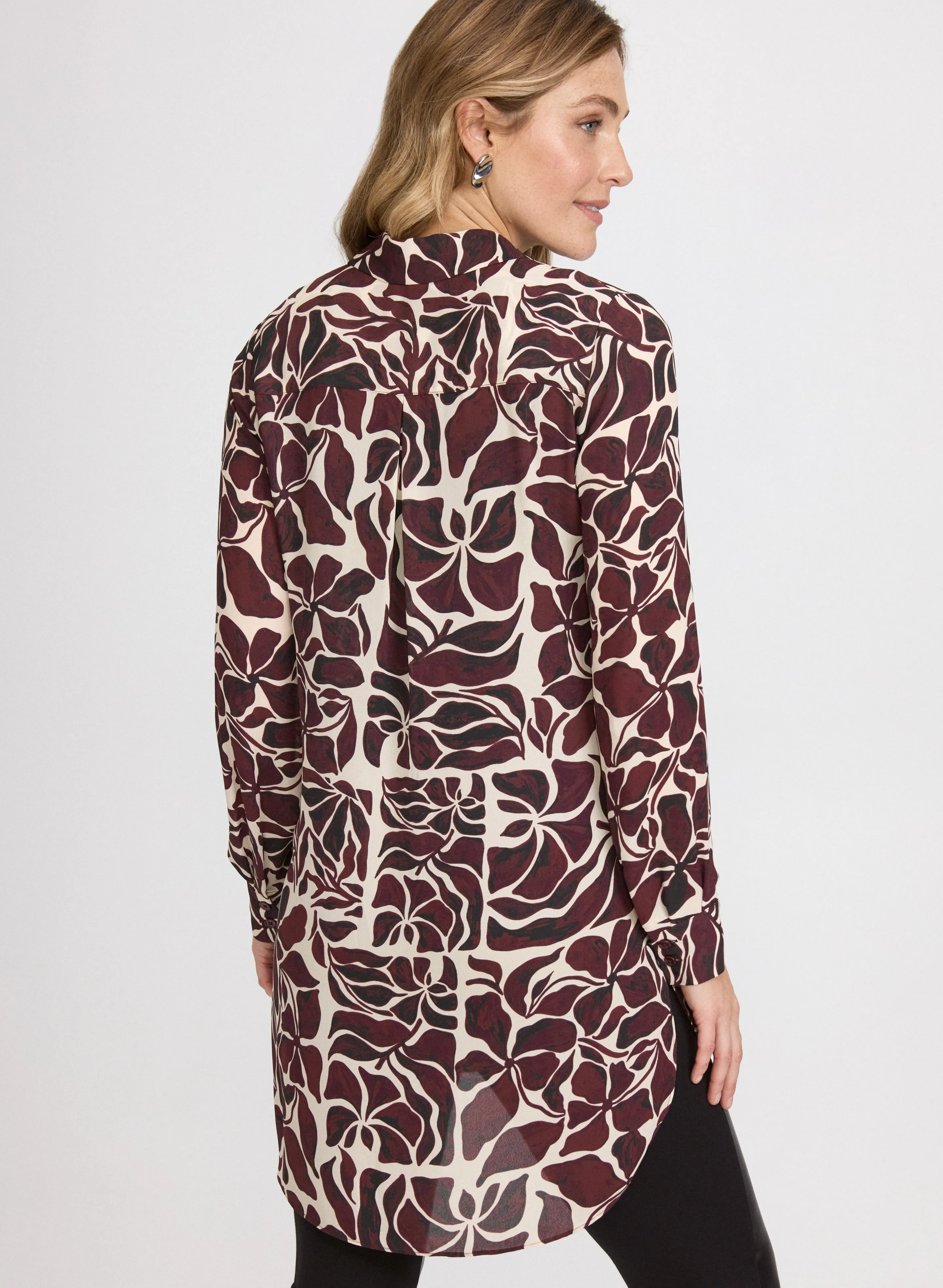 Leaf Print Blouse sold by Laura product image thumbnail 4