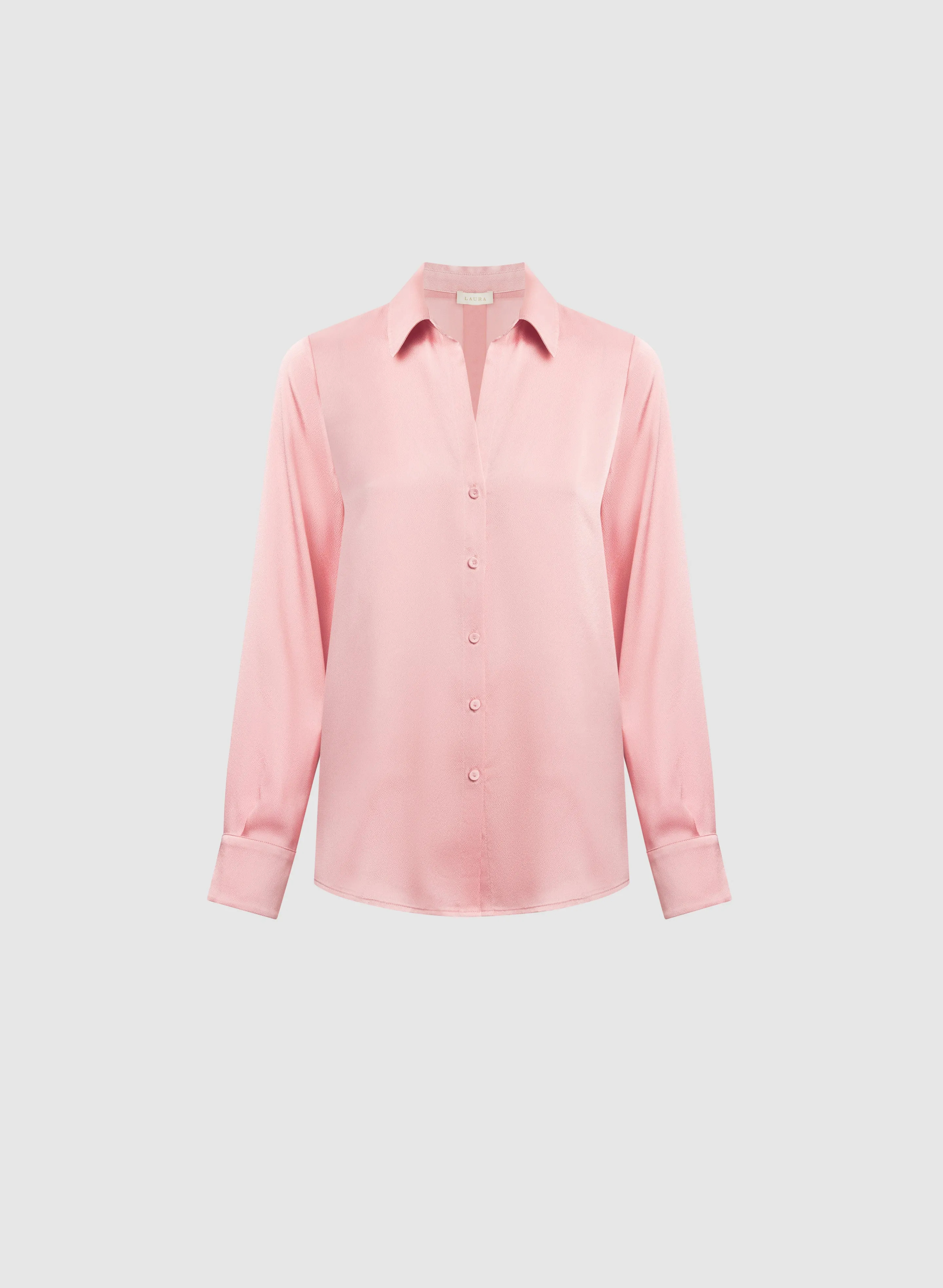 Satin Button-Down Blouse sold by Laura product image thumbnail 5