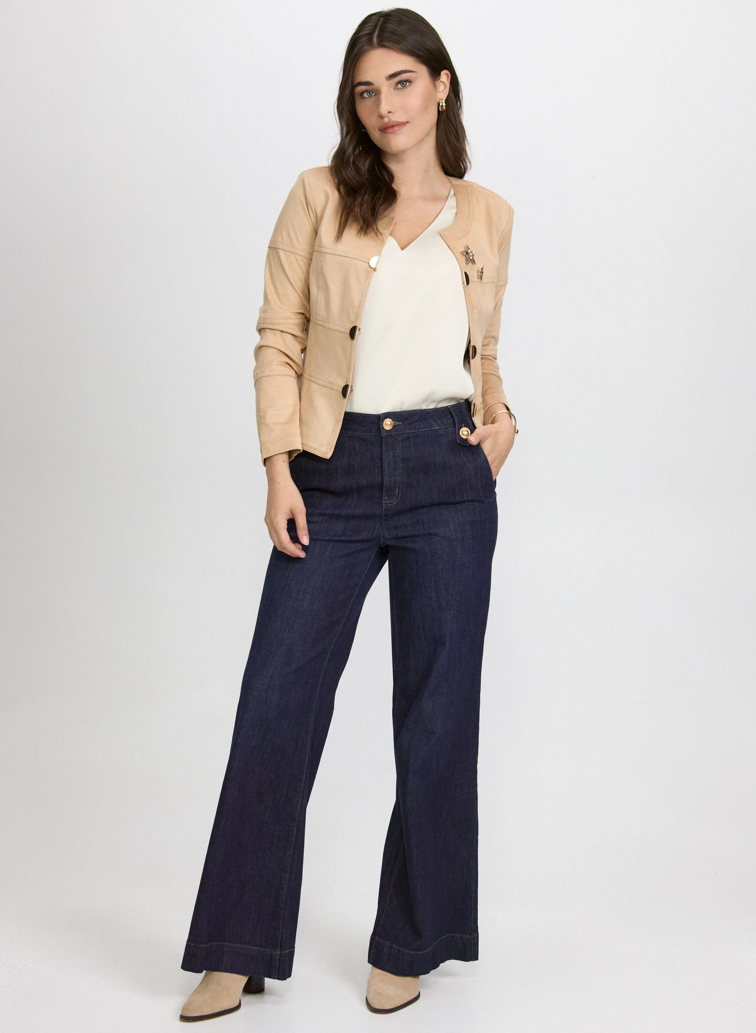 Vex - Faux-Suede Jacket sold by Laura product image thumbnail 3