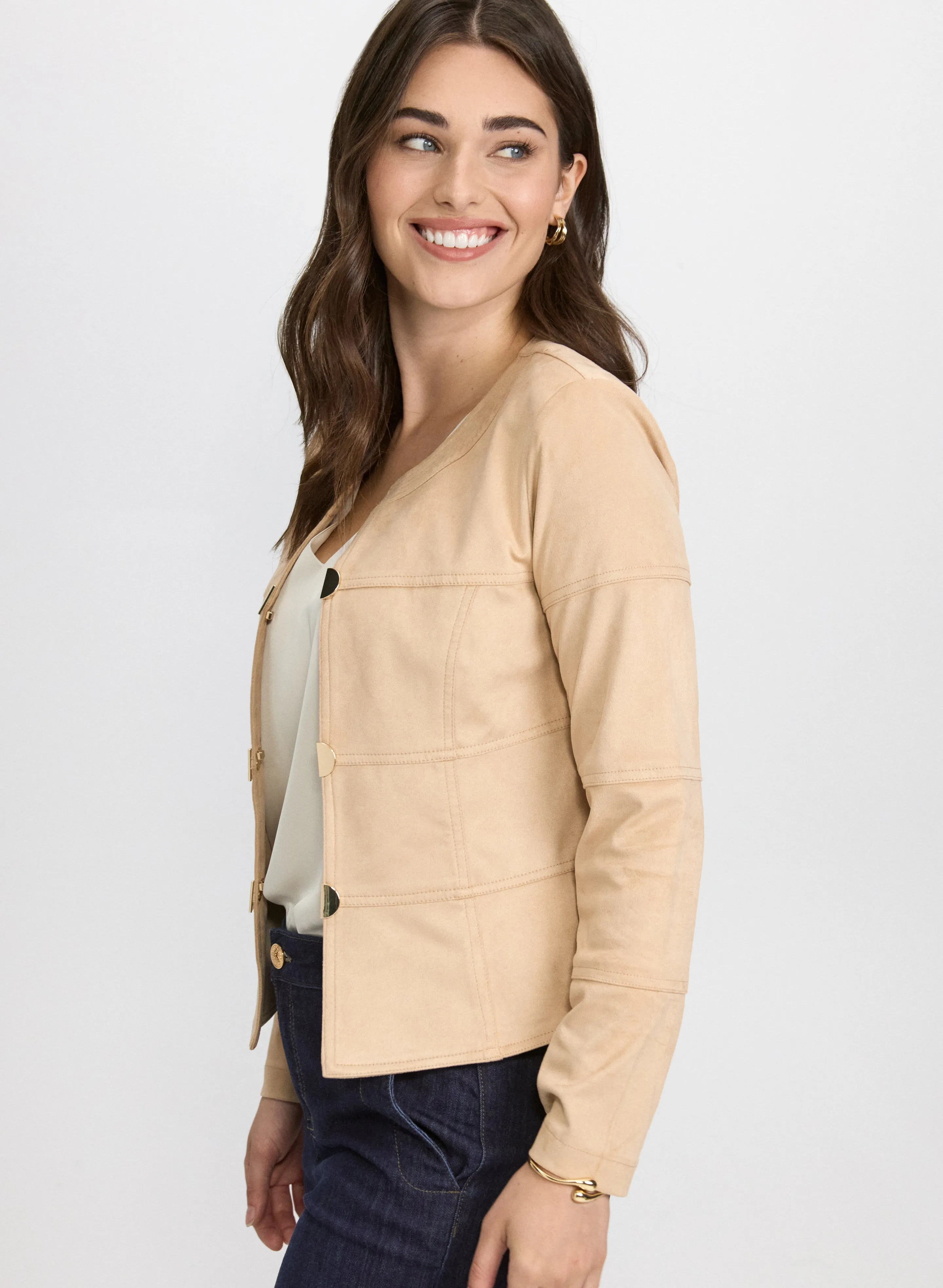 Vex - Faux-Suede Jacket sold by Laura product image thumbnail 2