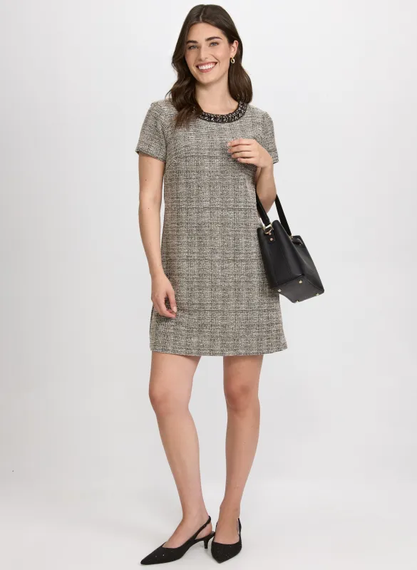 Embellished Tweed Dress sold by Laura
