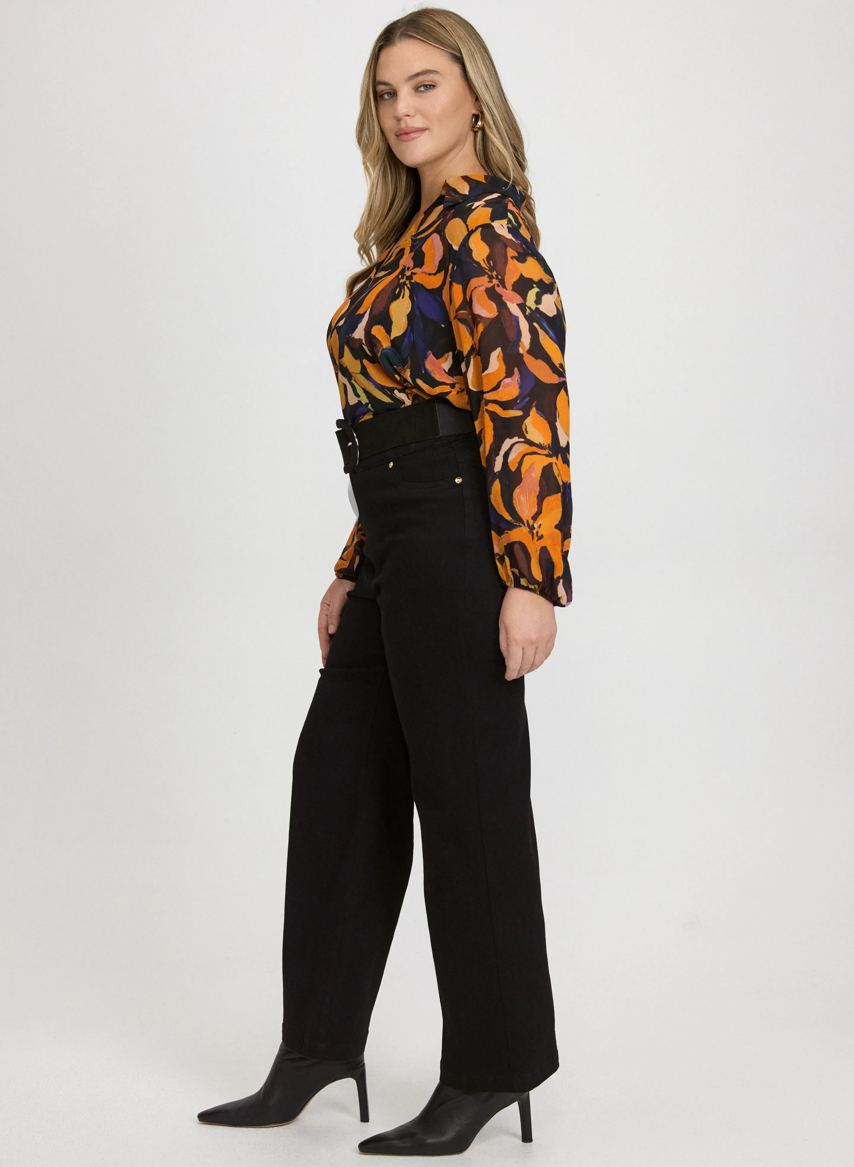 Pull-On Flare-Leg Jeans sold by Laura product image thumbnail 5