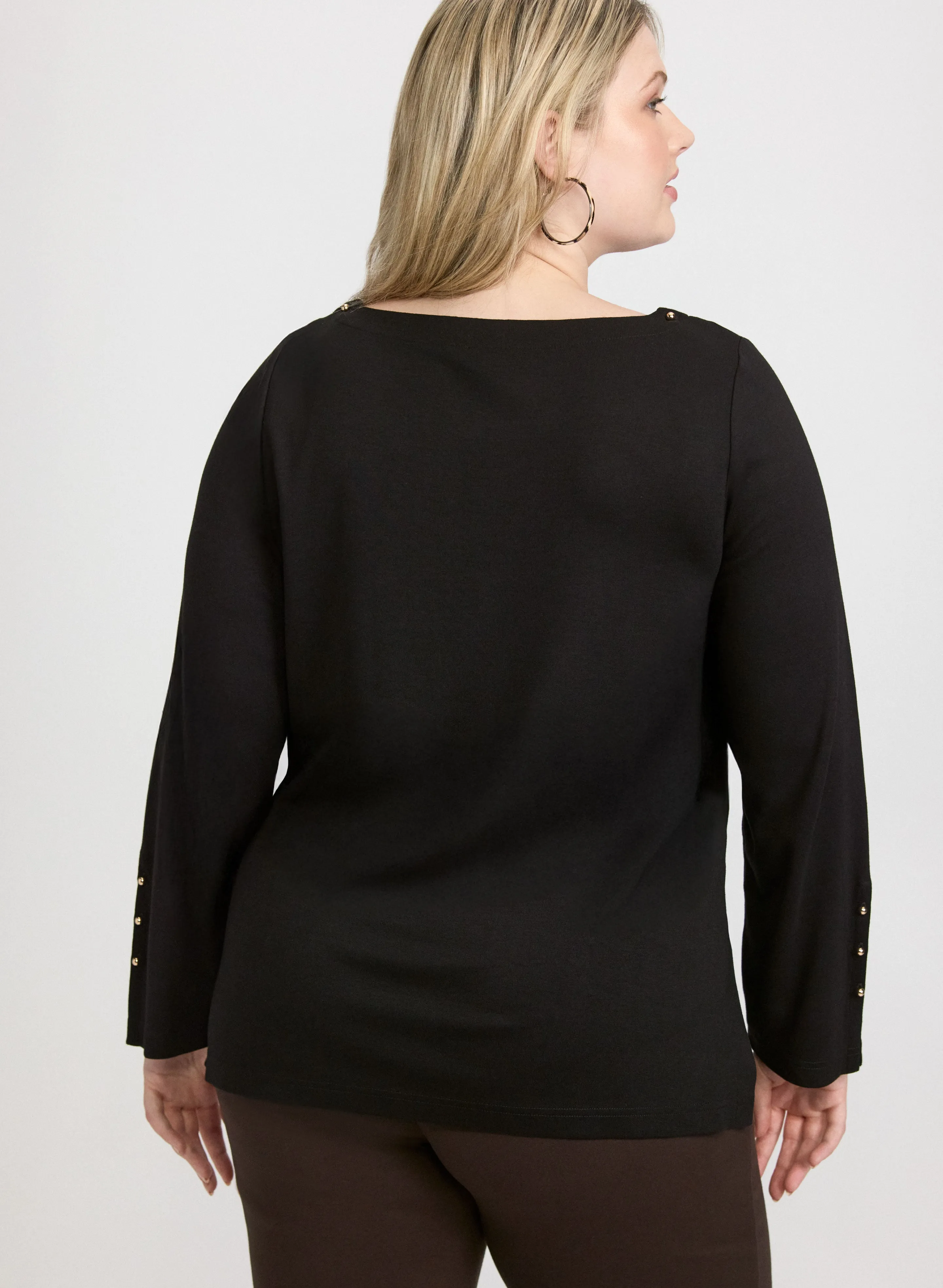 Embellished Boat Neck Top sold by Laura product image thumbnail 3
