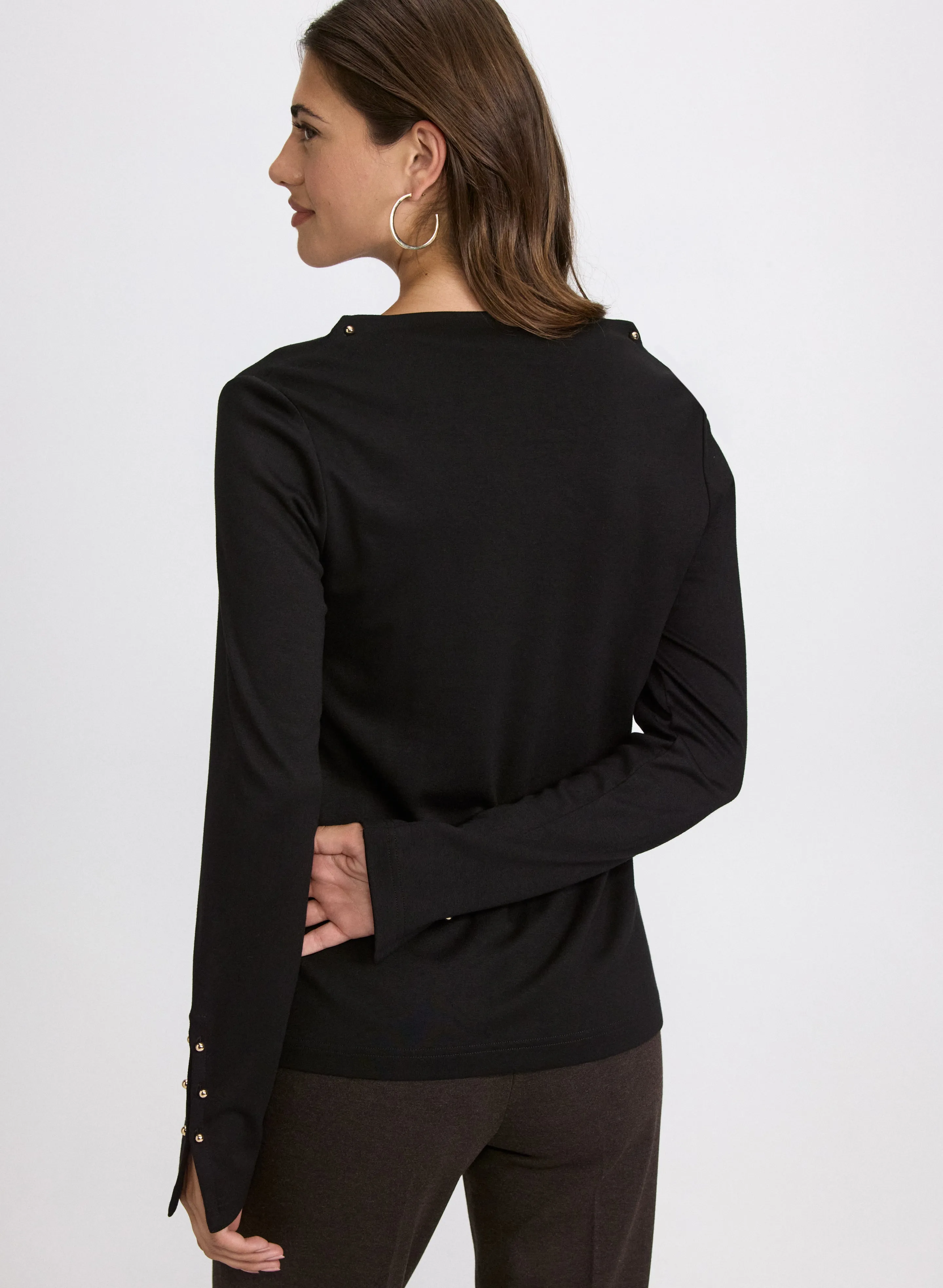 Embellished Cowl Neck Top sold by Laura product image thumbnail 2