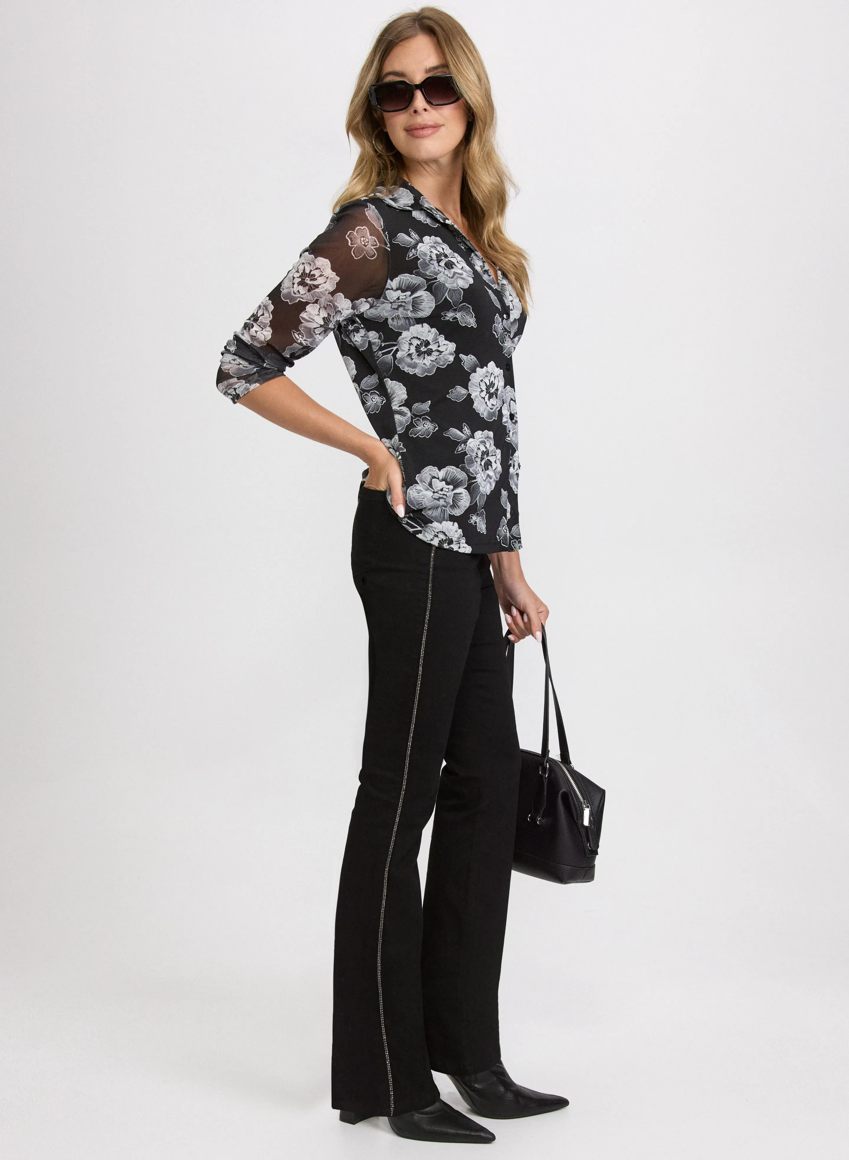 Rhinestone Stripe Jeans sold by Laura product image thumbnail 3