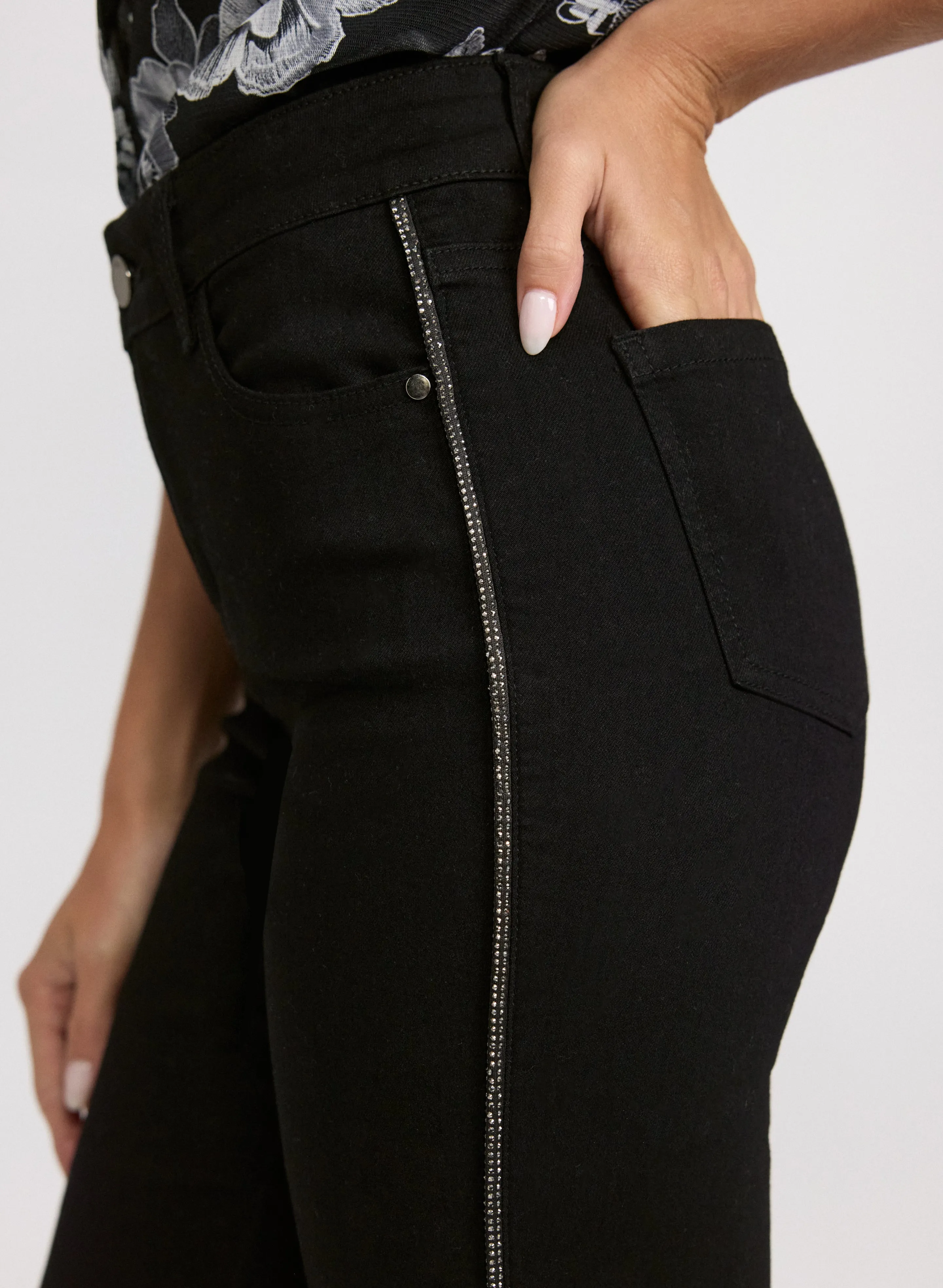 Rhinestone Stripe Jeans sold by Laura product image thumbnail 4