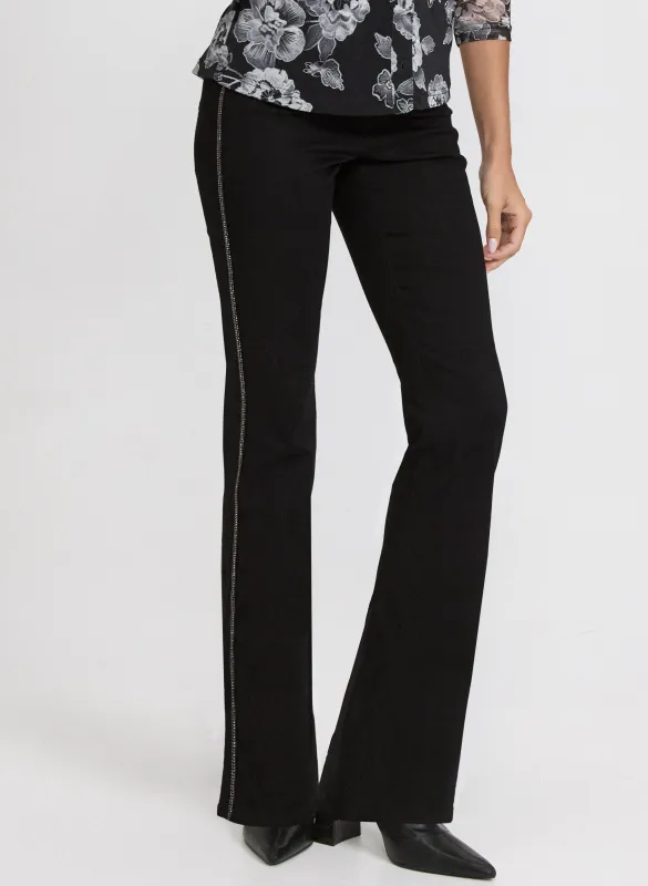 Rhinestone Stripe Jeans sold by Laura