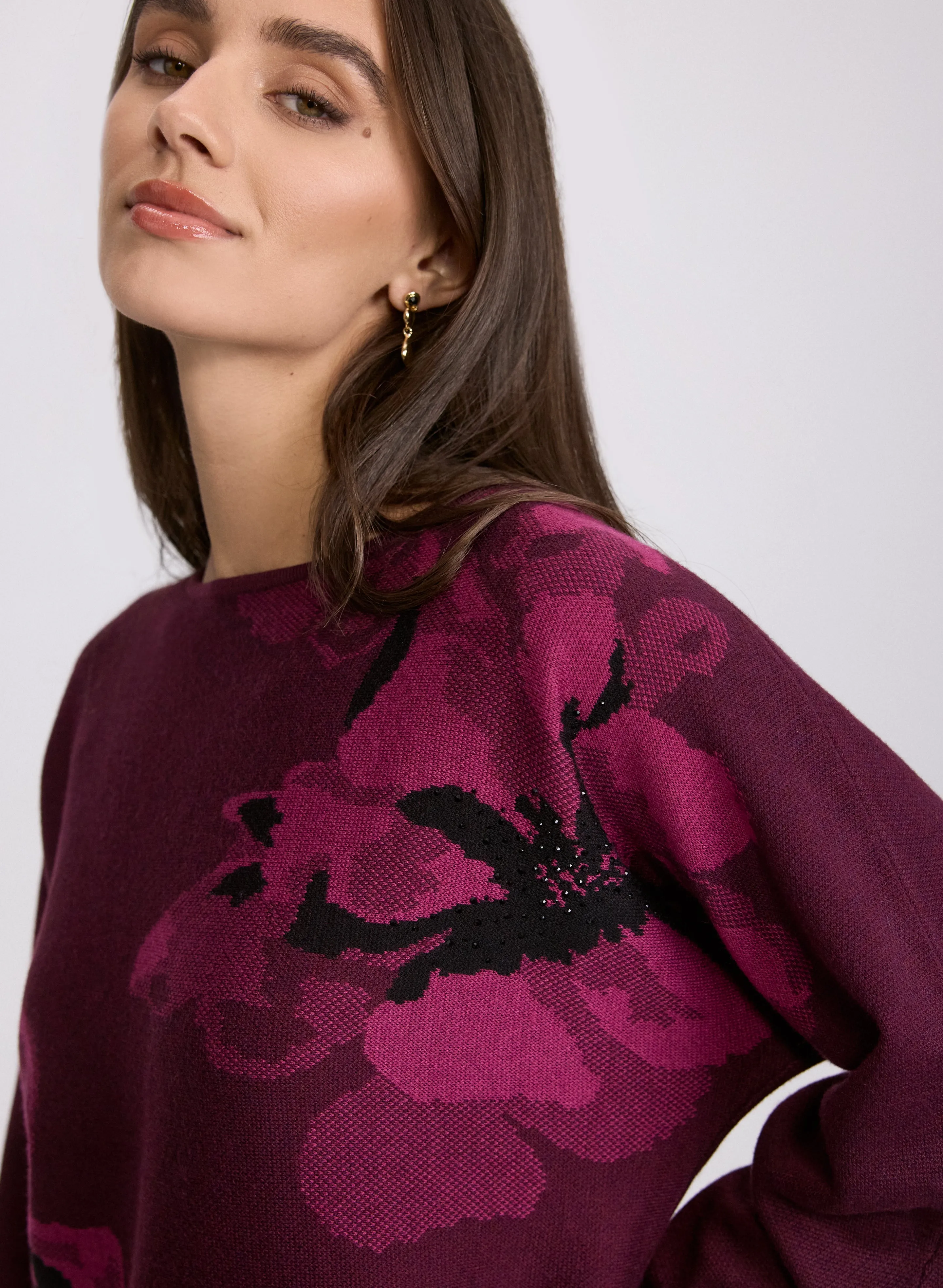 Floral Jacquard Sweater sold by Laura product image thumbnail 5