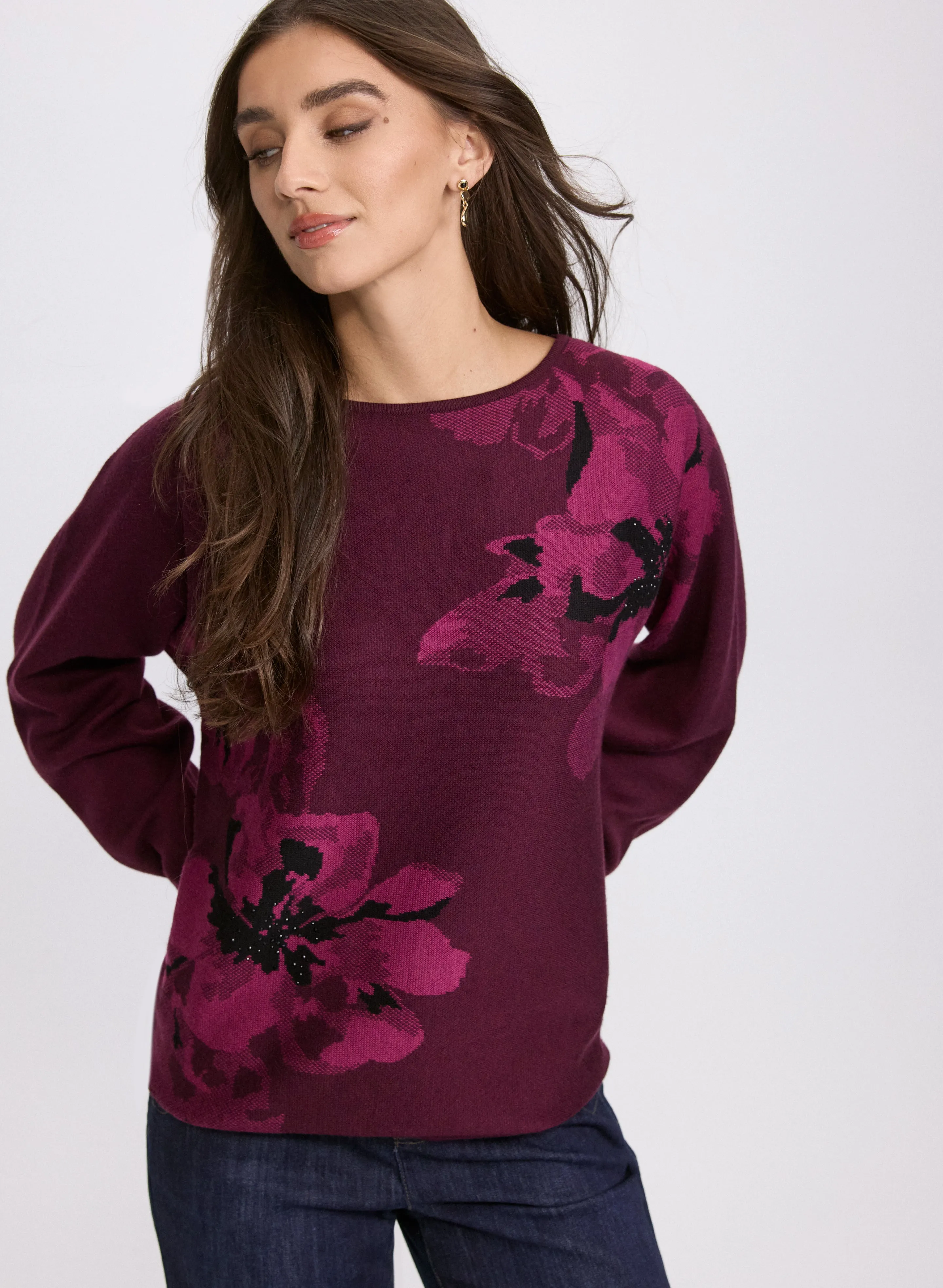 Floral Jacquard Sweater sold by Laura product image thumbnail 2