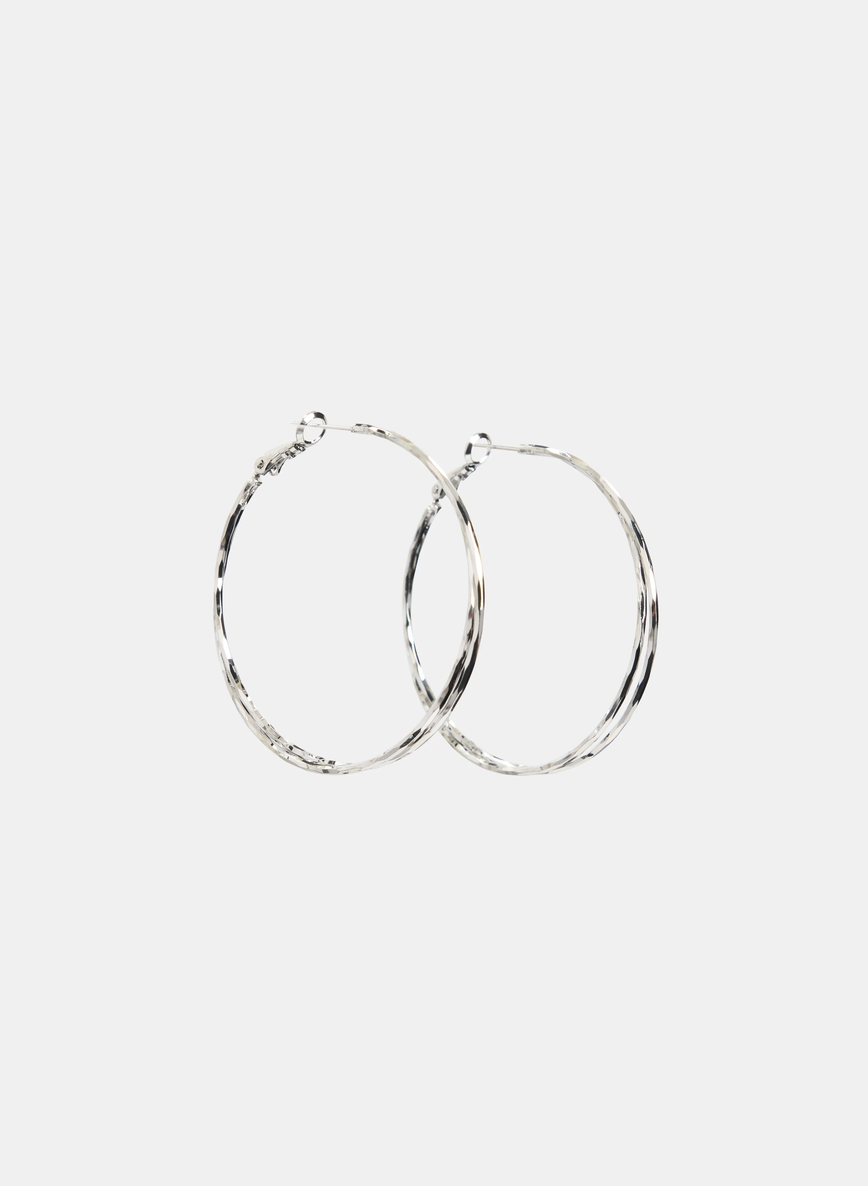 Textured Hoop Earrings sold by Laura product image thumbnail 3
