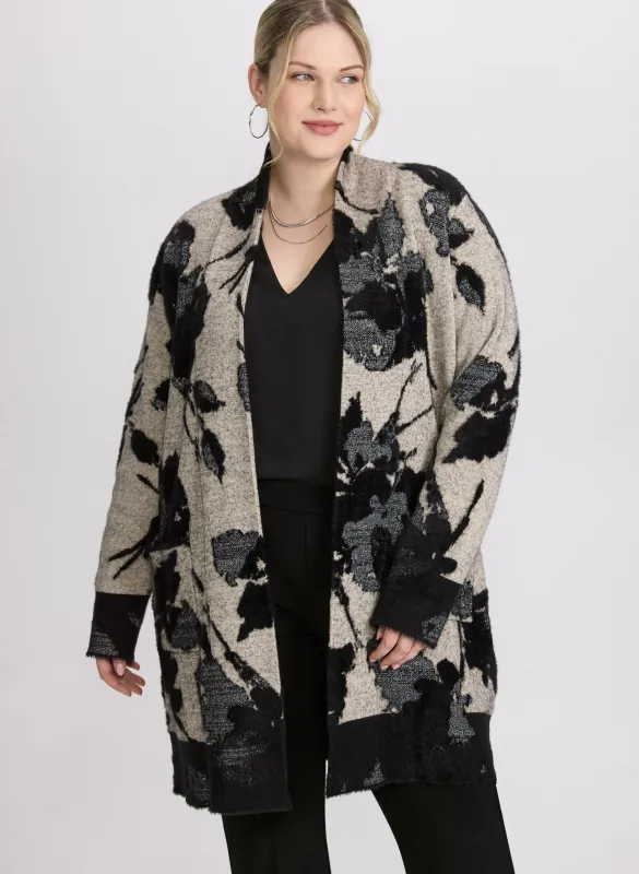 Joseph Ribkoff - Shag Knit Cardigan sold by Laura