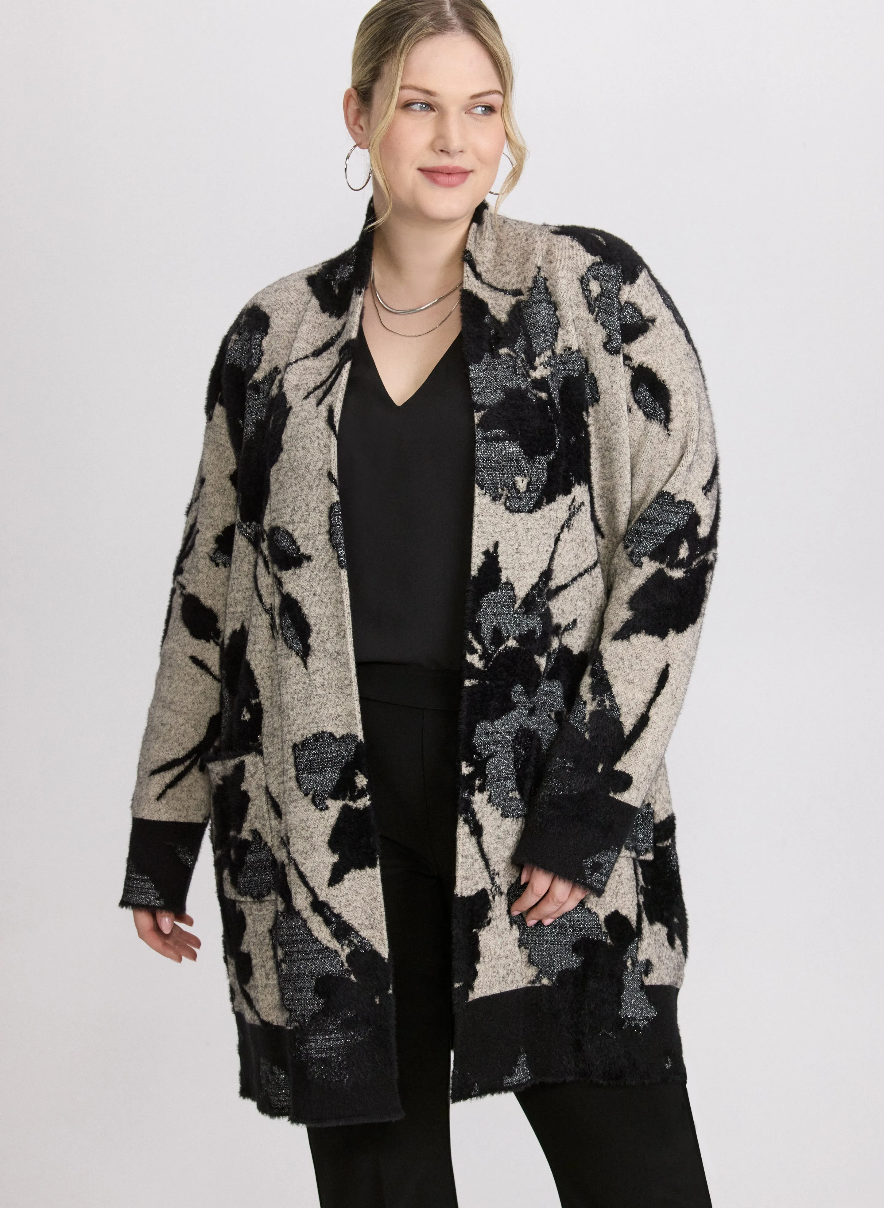 Joseph Ribkoff - Shag Knit Cardigan sold by Laura