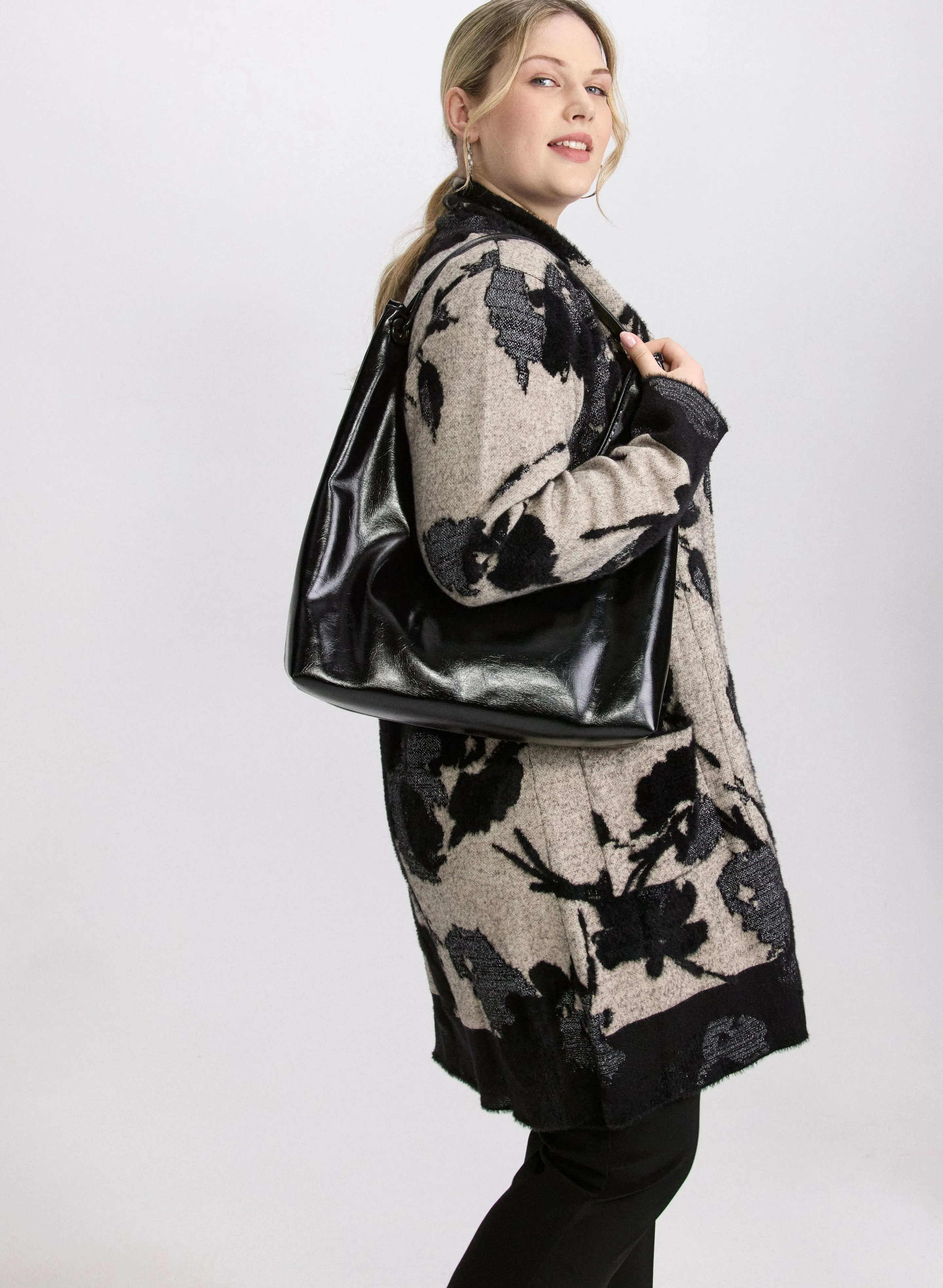 Joseph Ribkoff - Shag Knit Cardigan sold by Laura product image thumbnail 2