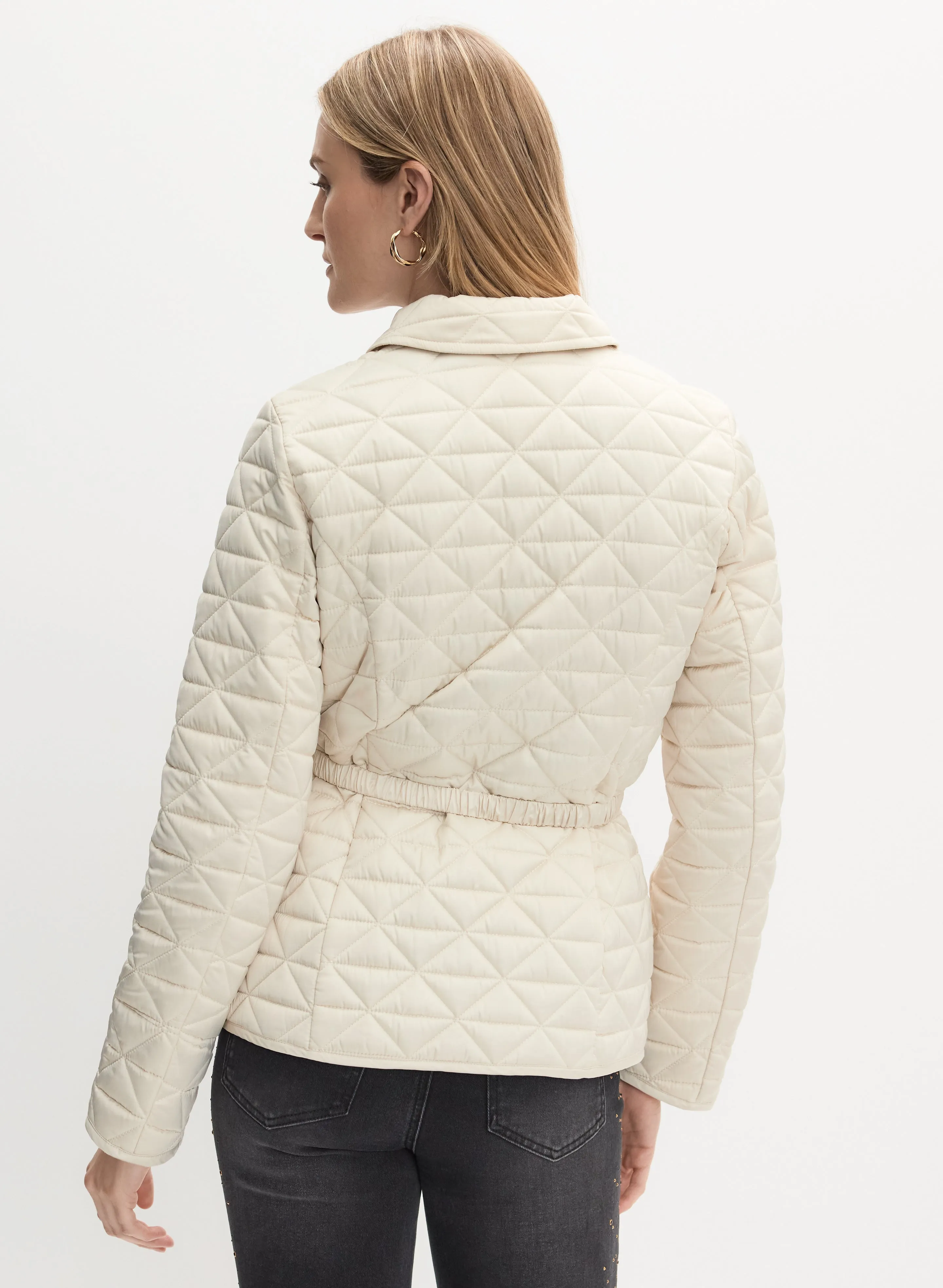 Belted Diamond Quilt Coat sold by Laura product image thumbnail 5