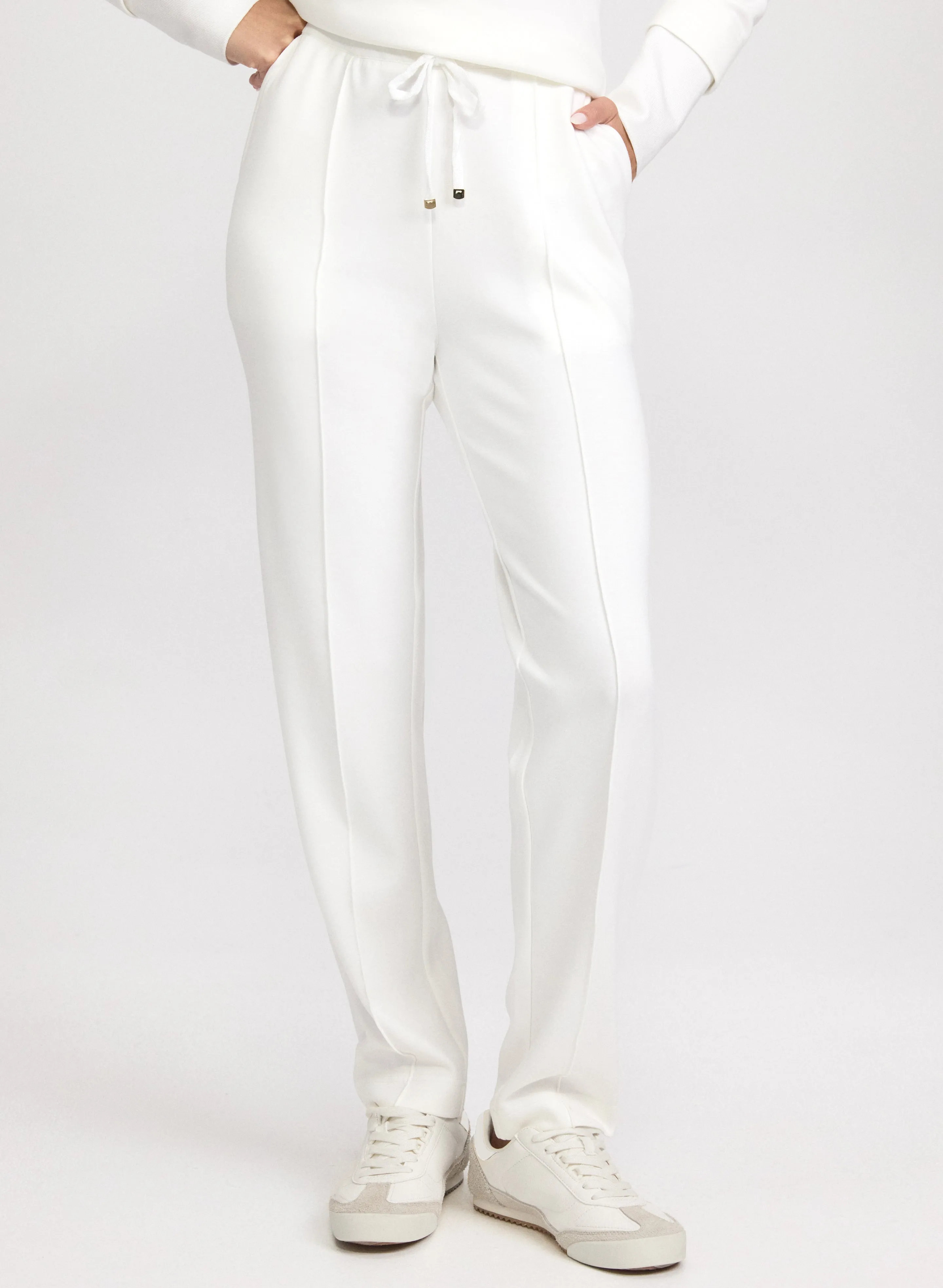 Pull-On Straight-Leg Pants sold by Laura