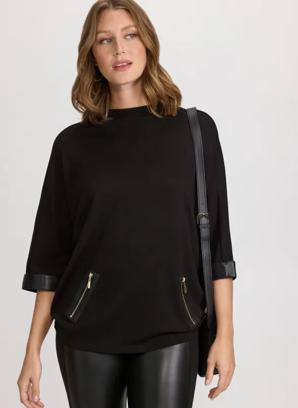 Funnel Neck Top sold by Laura