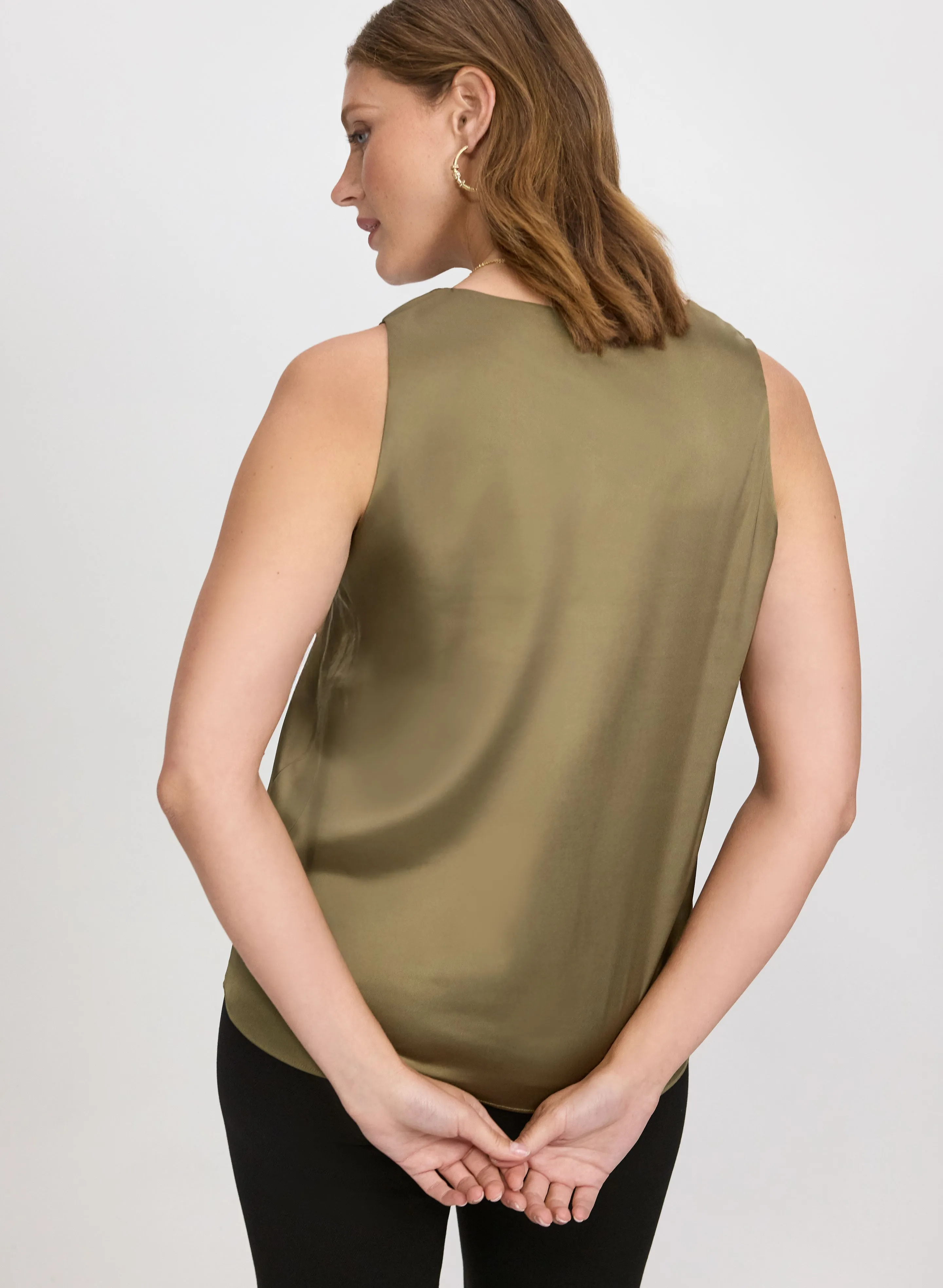 Satin Sleeveless Blouse sold by Laura product image thumbnail 3