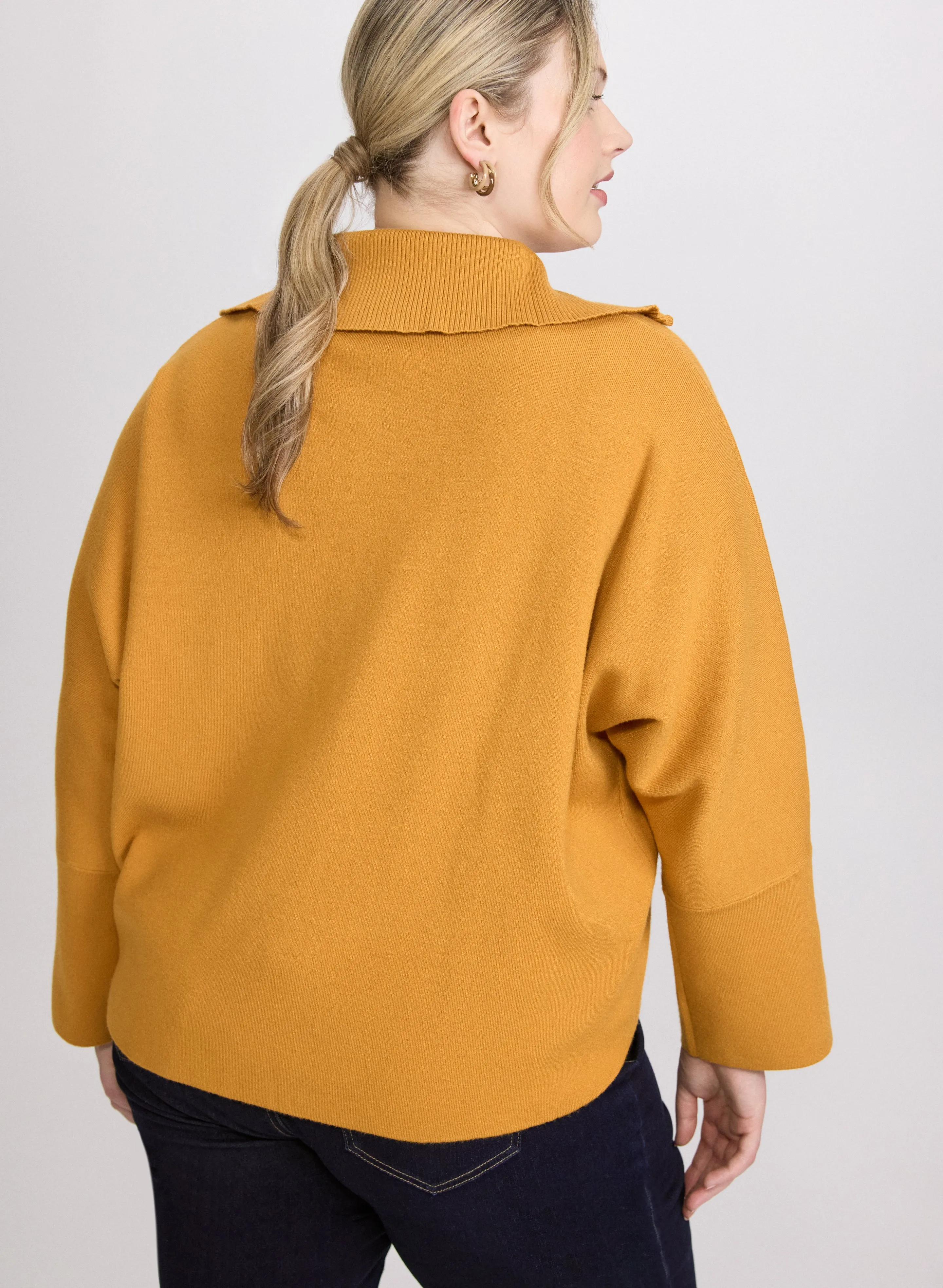 Joseph Ribkoff - Zip-Up Pullover Sweater sold by Laura product image thumbnail 3