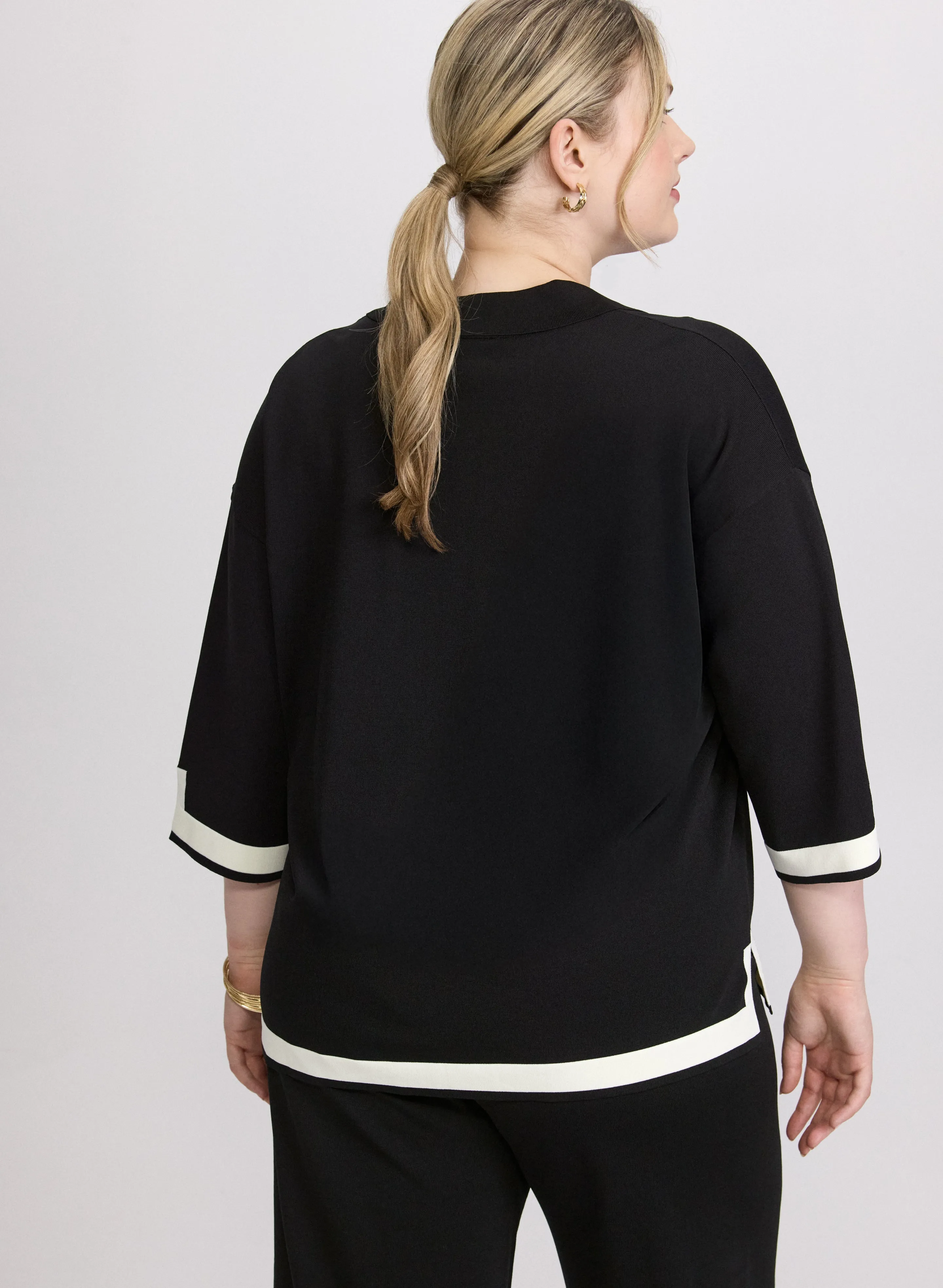 Joseph Ribkoff - Contrast Trim Sweater sold by Laura product image thumbnail 4
