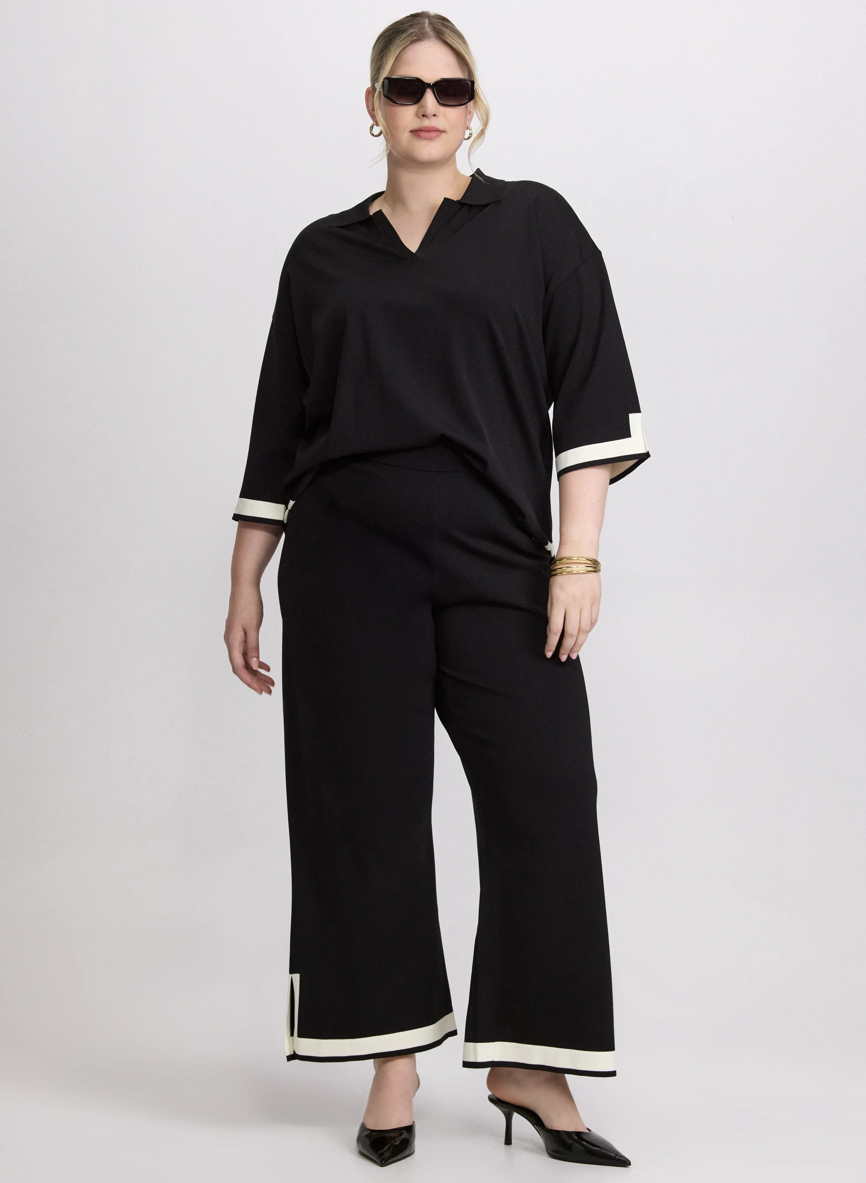 Joseph Ribkoff - Contrast Trim Sweater sold by Laura product image thumbnail 3